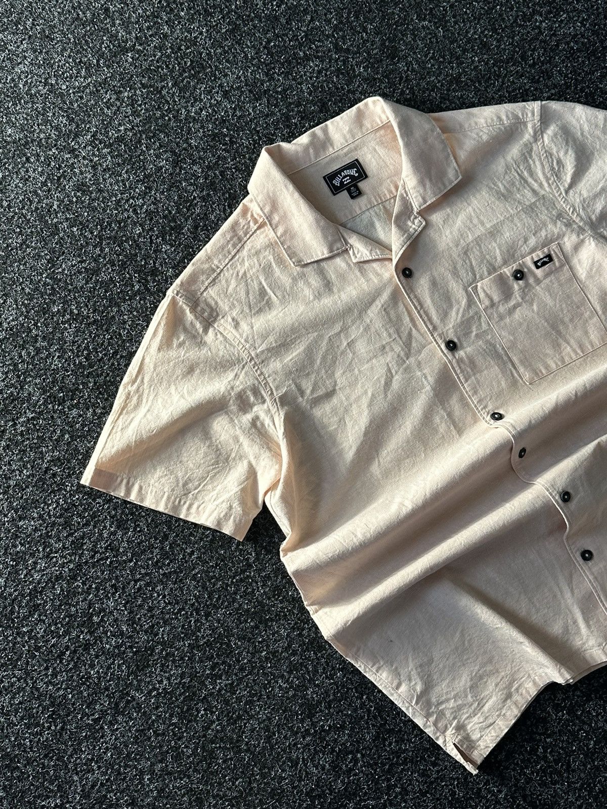 Billabong × Vintage 🚨Vintage 90s Logo BILLABONG peach short sleeve Y2K HAWAII Size US M / EU 48-50 / 2 - 2 Thumbnail