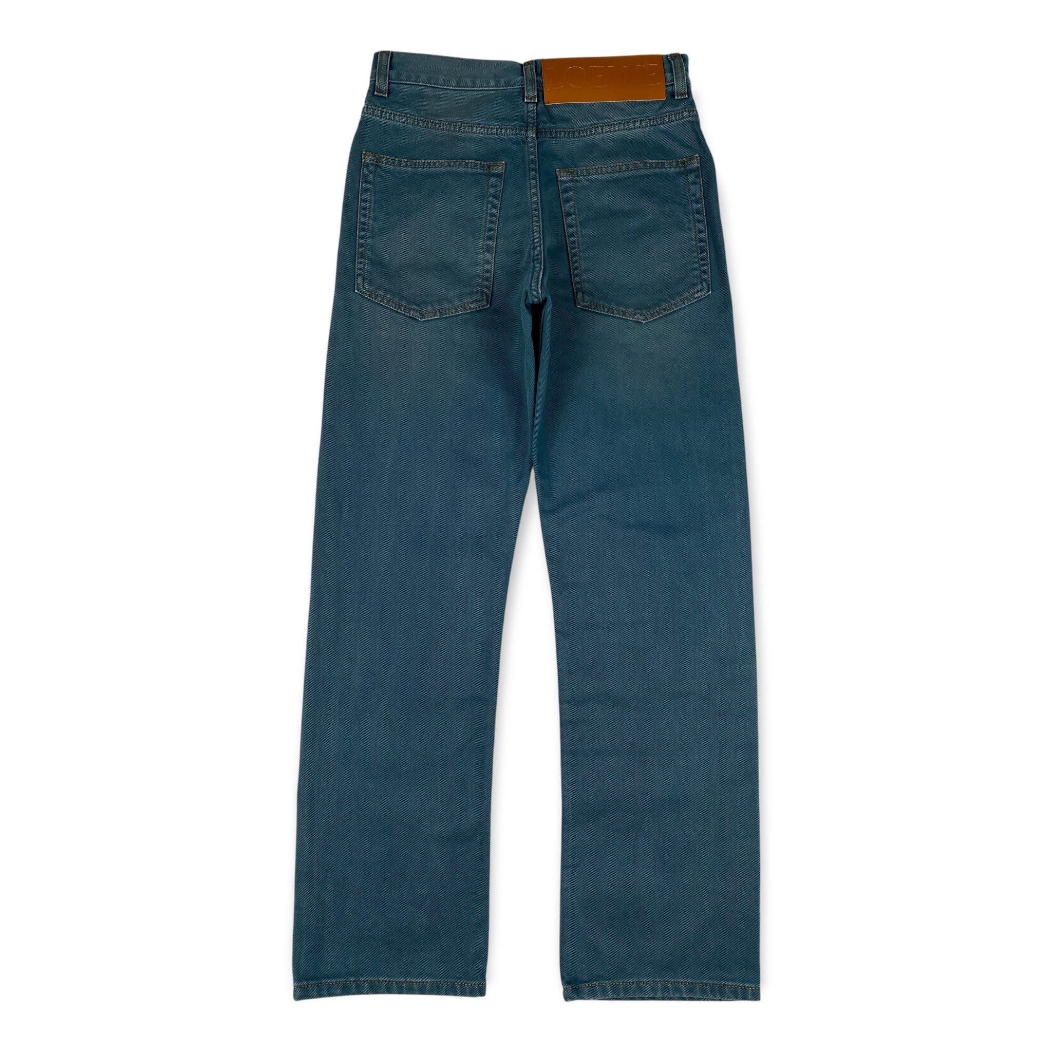 Loewe High Waist Straight Denim Size 28" / US 6 / IT 42 - 2 Thumbnail