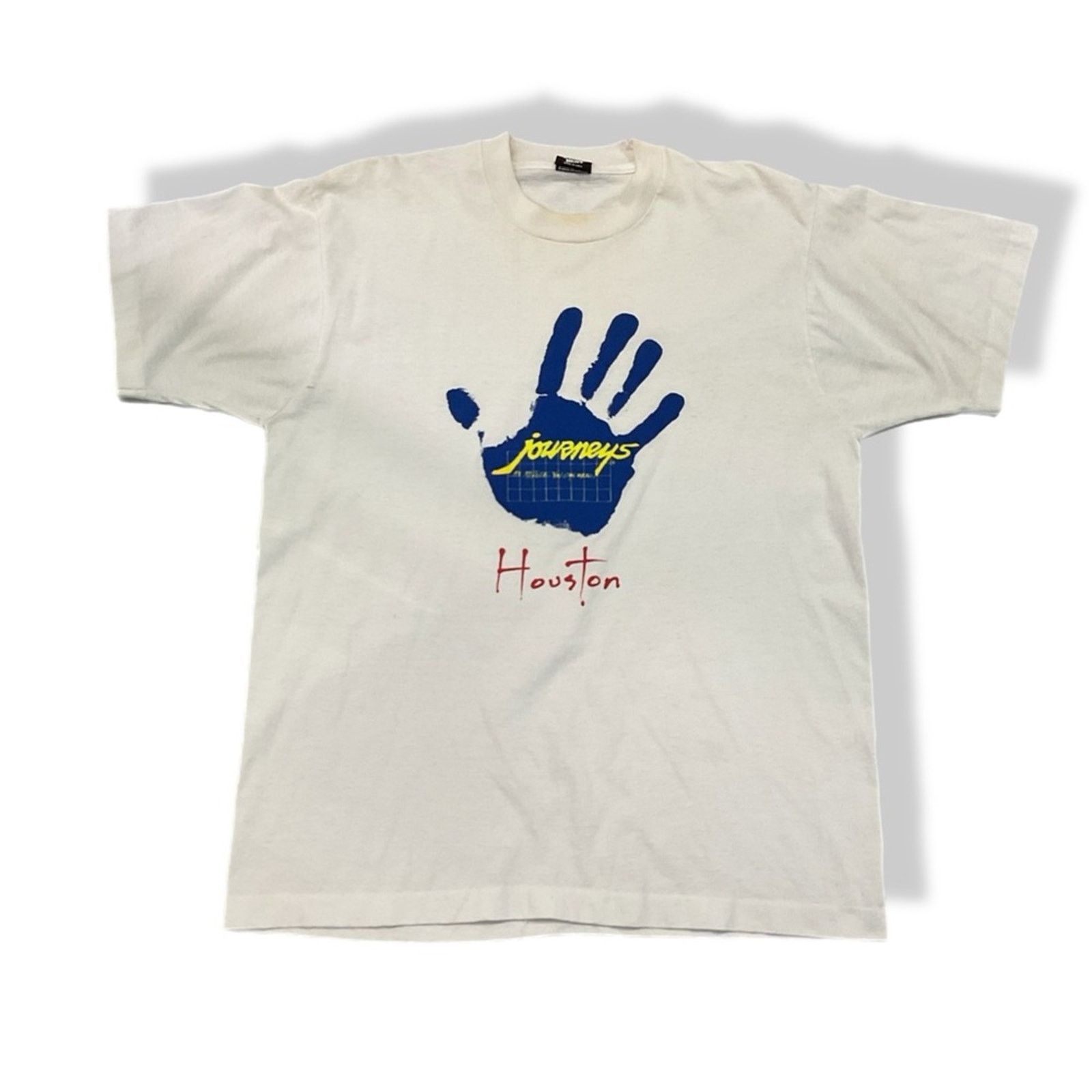 Vintage Vintage 90s Journeys Store x Houston T-shirt Size US XL / EU 56 / 4 - 1 Thumbnail