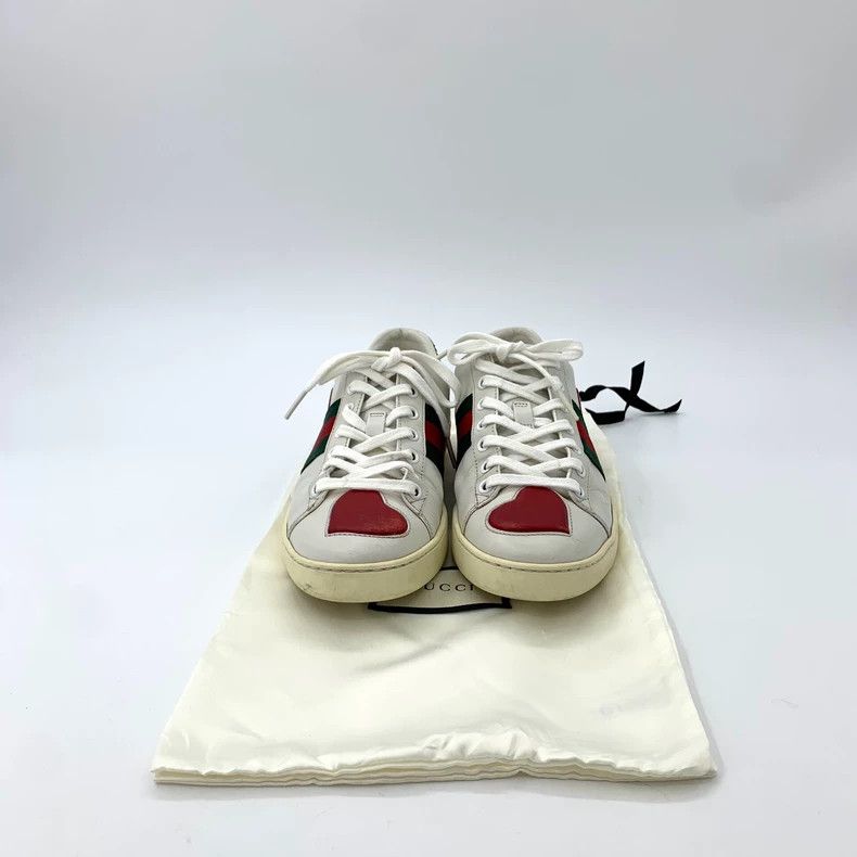Gucci Gucci Size 35.5 Ace series size 35.5 white love pattern re Size US 5 / EU 37 - 8 Thumbnail