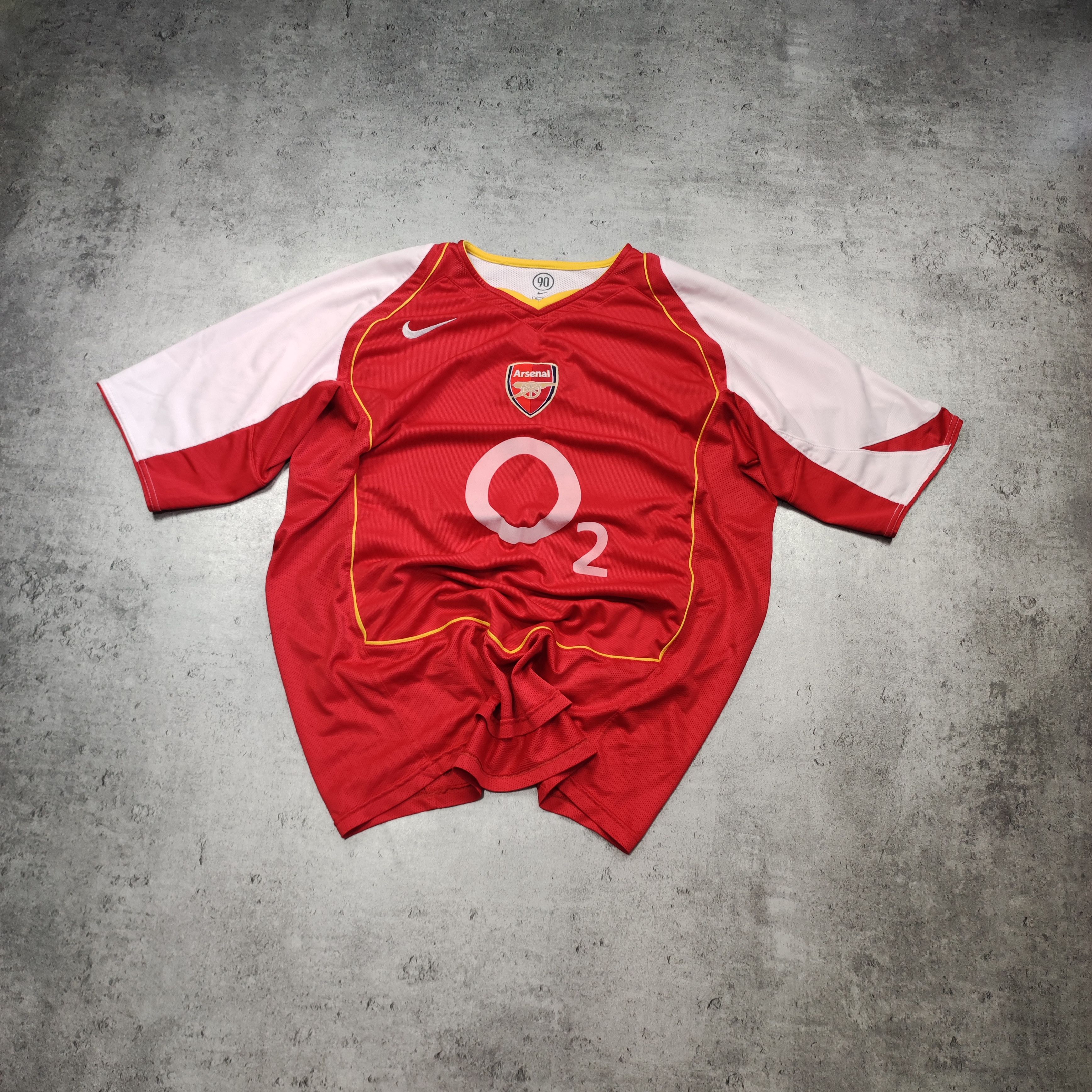 Vintage Nike Arsenal London 2004 Home Football Jersey