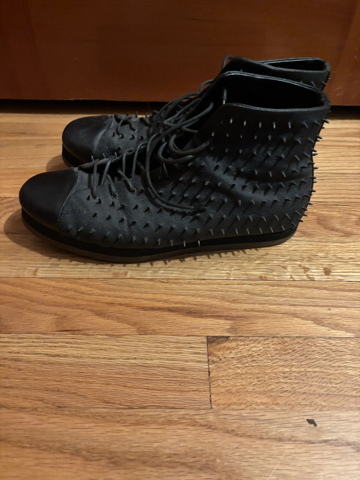 Other Black Studded Ankle Boots from ForFex Size US 9 / EU 42 - 3 Thumbnail