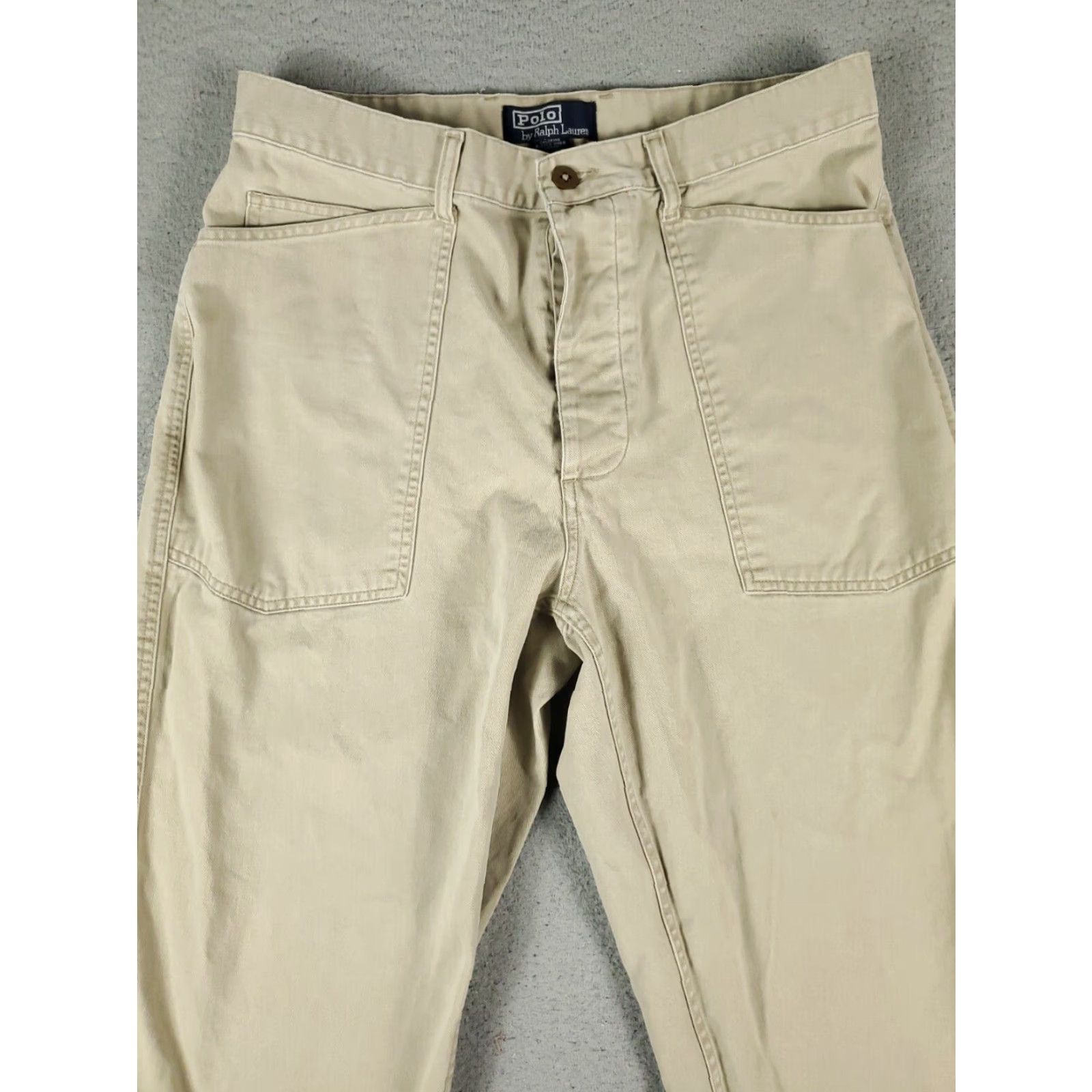 Ralph Lauren Ralph Lauren Womens Capri Jeans Biege Extra Large XL Vintage Size 24" / US 00 / IT 34 - 2 Thumbnail