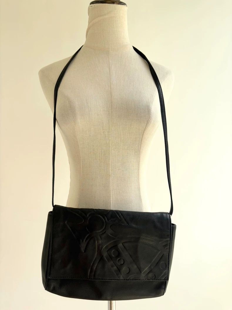 Vivienne Westwood Vivienne Westwood size os Black Saturn leather Saturn shoul Size ONE SIZE - 1 Thumbnail