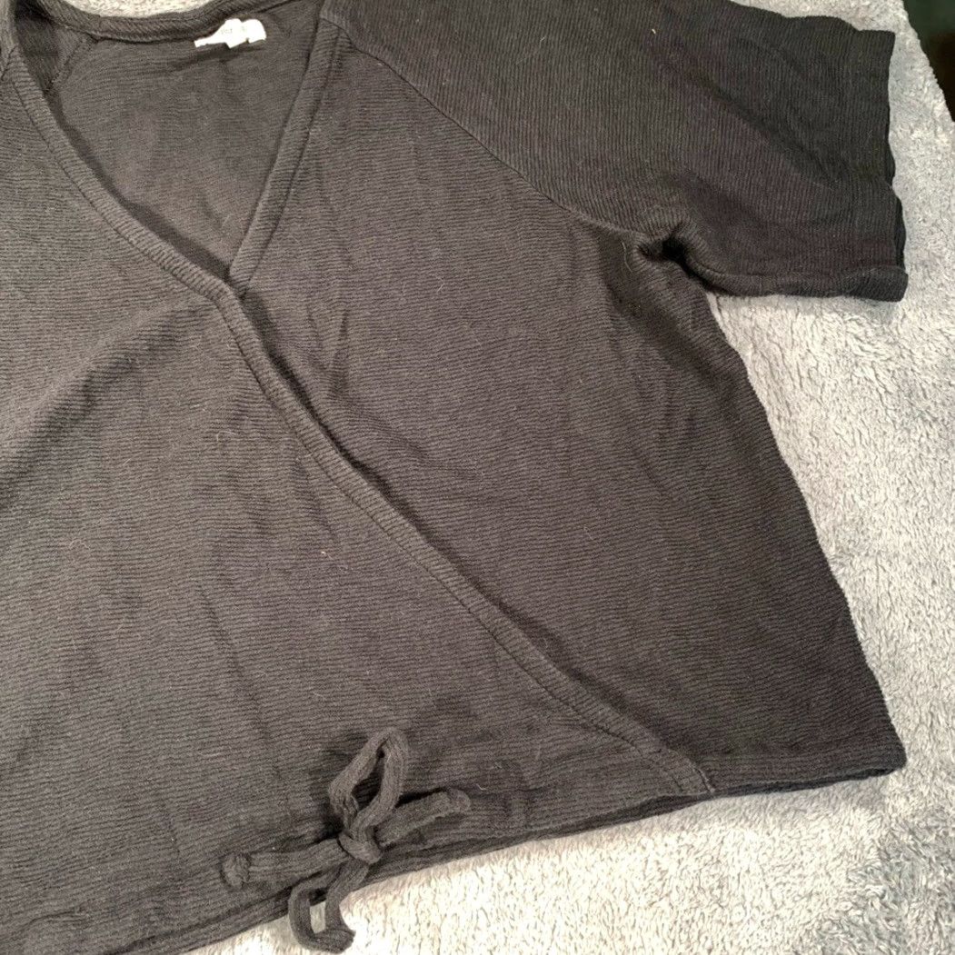 Madewell Madewell Knit Blouse XL Black Women T-Shirt Regular Size Size XL / US 12-14 / IT 48-50 - 3 Thumbnail