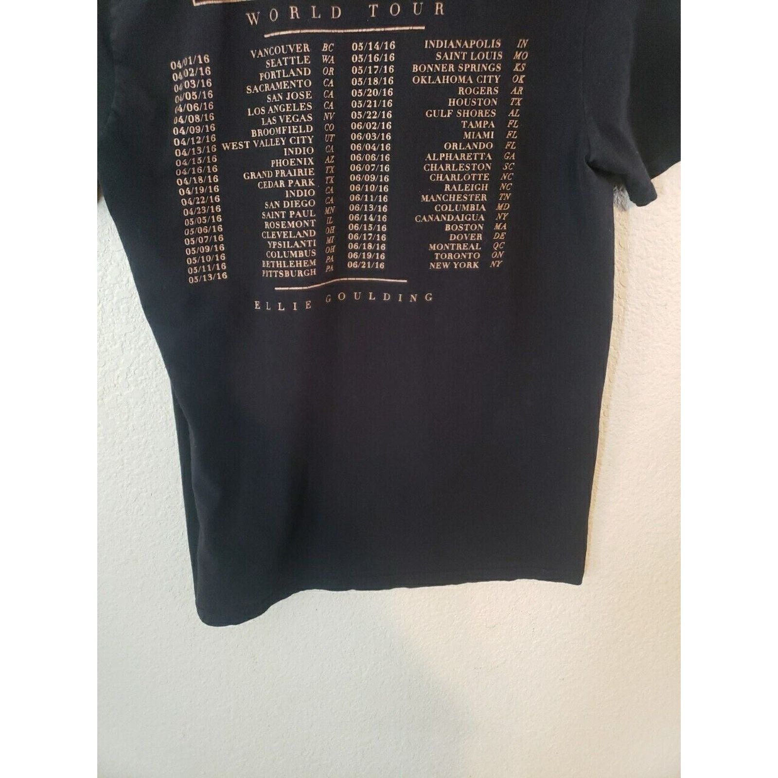 Other Ellie Goulding Delirium 2016 World Tour T Shirt SIZE SMALL Size US S / EU 44-46 / 1 - 10 Thumbnail