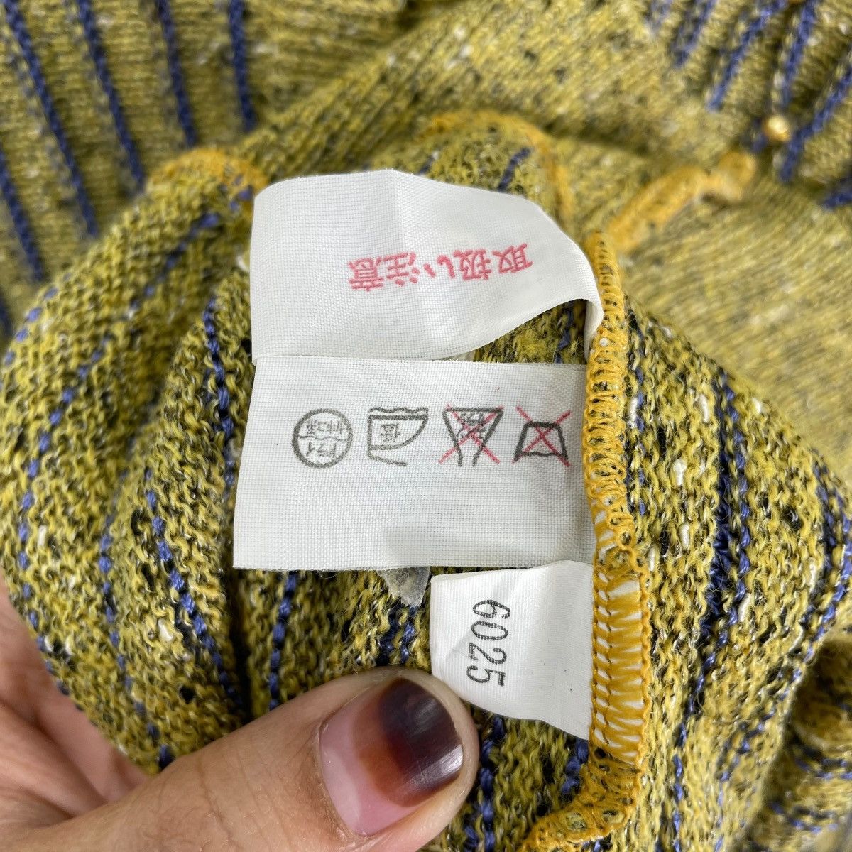 Japanese Brand × Vintage Vintage McSister Japan Patterned Knitwear Cardigan Sweater Size S / US 4 / IT 40 - 7 Thumbnail