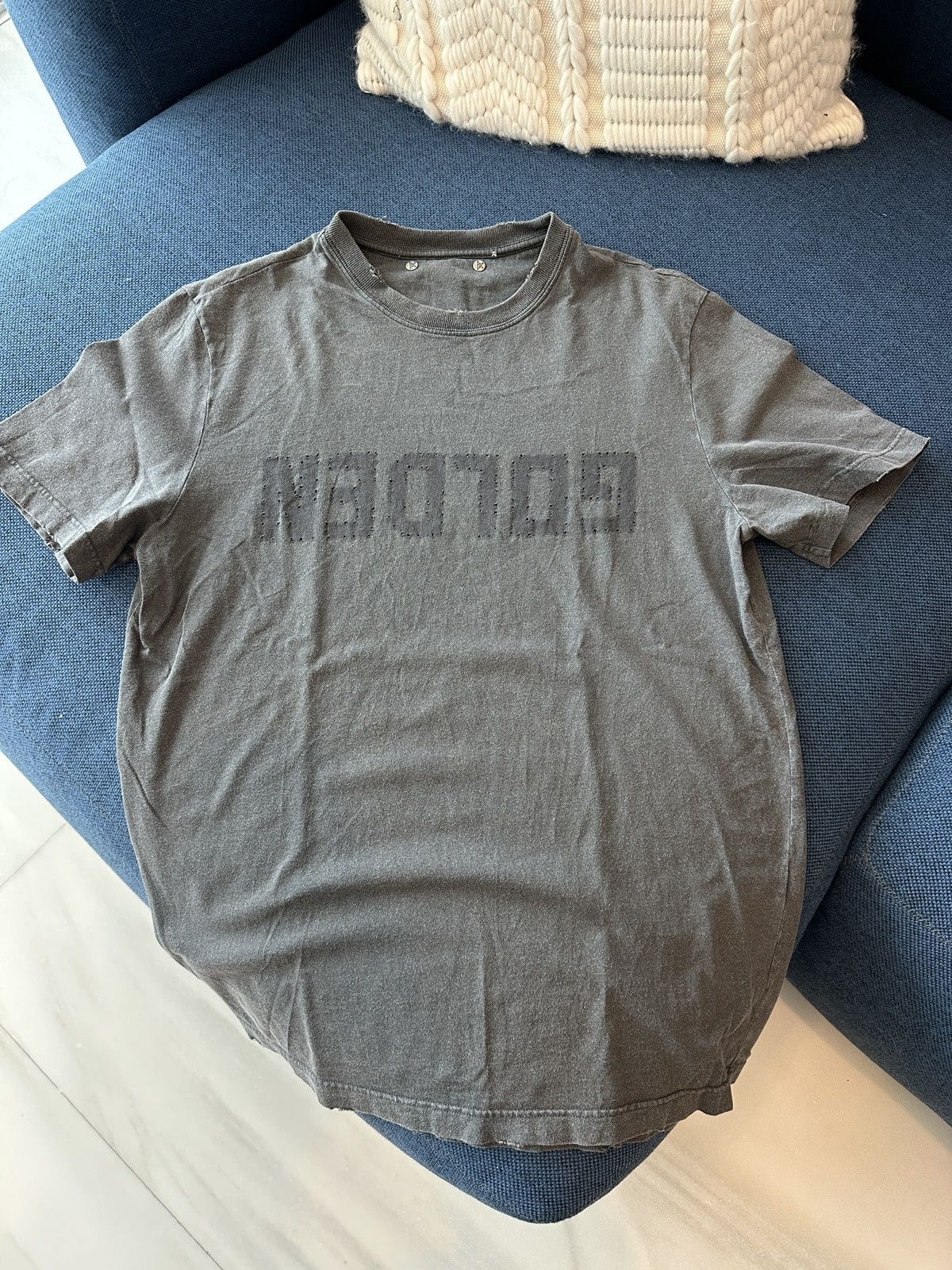 Golden Goose Golden Goose Men’s olive green T-shirt with Golden lettering Size US M / EU 48-50 / 2 - 1 Thumbnail