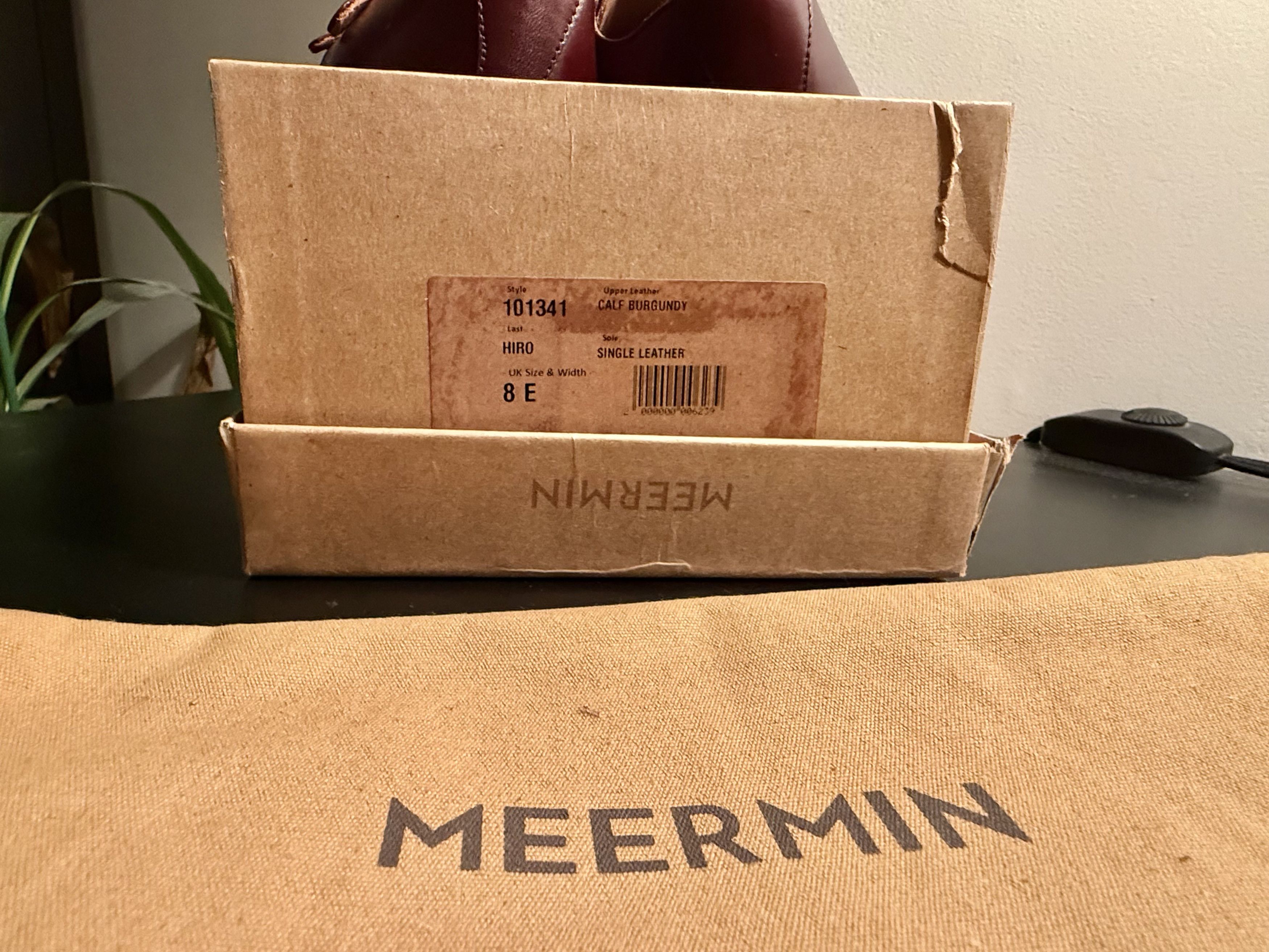 Meermin Meermin Burgundy Calf Double Monks, US 9 / UK 8 Size US 9 / EU 42 - 9 Thumbnail