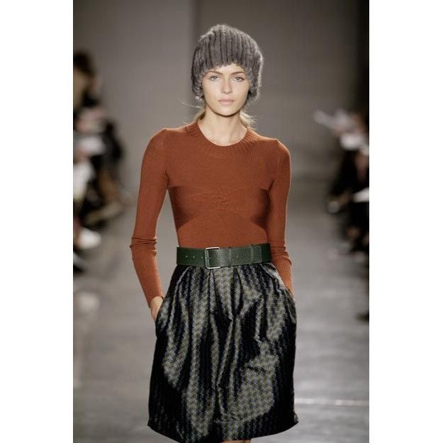 Proenza Schouler Proenza Schouler AW2005 Silk Brocade Box Pleat Skirt – Size Size 25" / US 0 / IT 36 - 2 Thumbnail