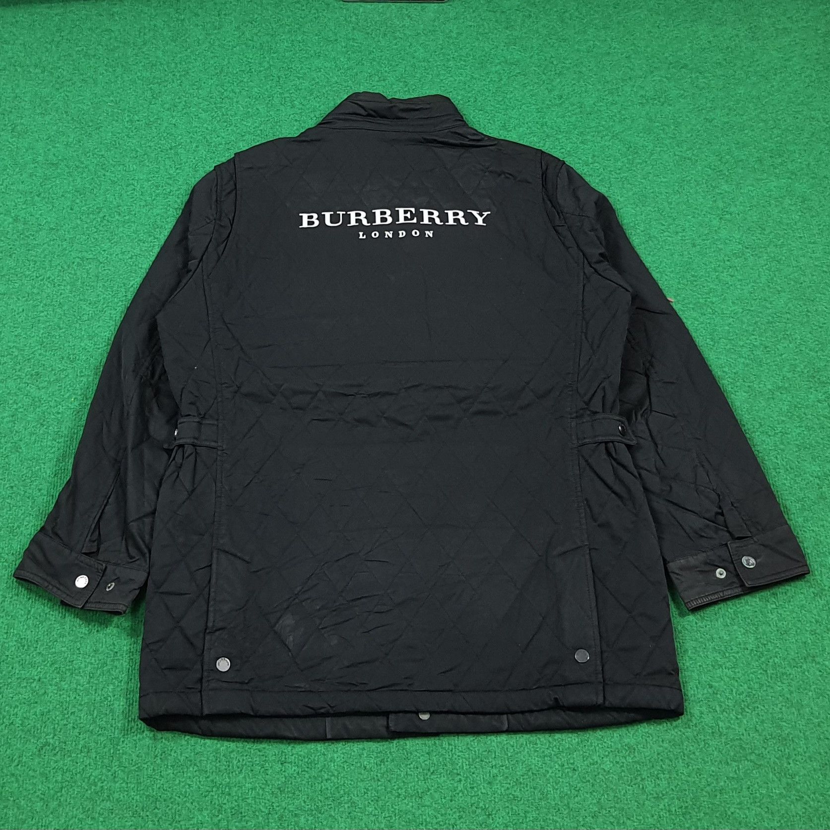 Burberry Vintage Burberry Nova Check Lining Diamond Coat C287N9 Size US L / EU 52-54 / 3 - 1 Thumbnail