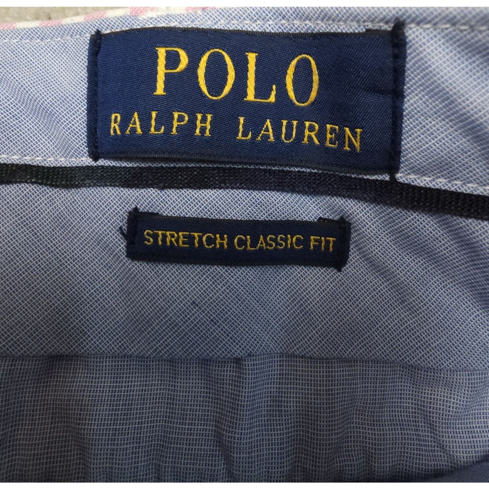 Polo Ralph Lauren Polo Ralph Lauren Stretch Classic Fit Men Pink Plaid 36 Size US 36 / EU 52 - 4 Thumbnail