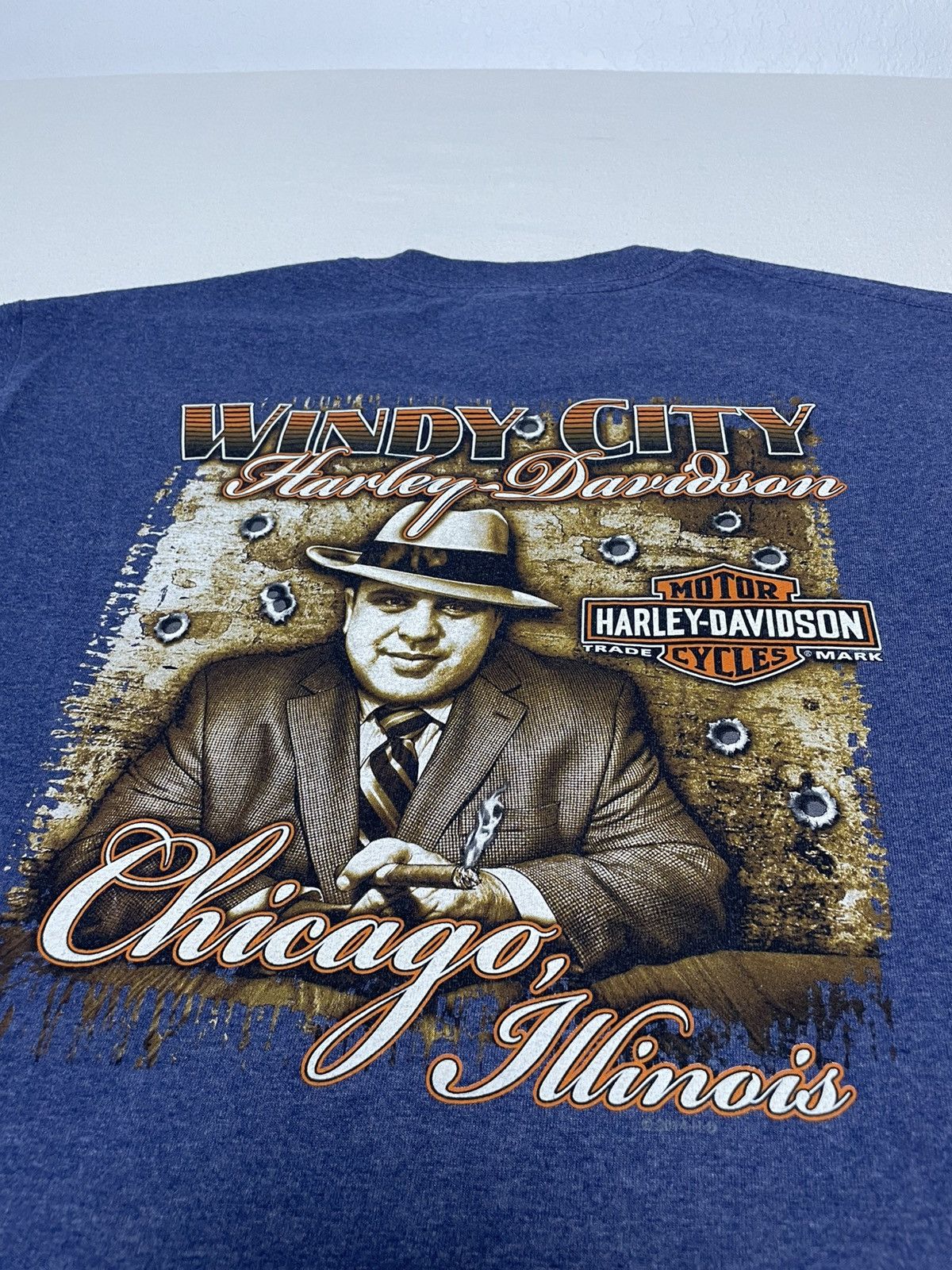 Harley Davidson Harley Davidson Al Capone Shirt Windy City Gangster Chicago Size US L / EU 52-54 / 3 - 2 Thumbnail