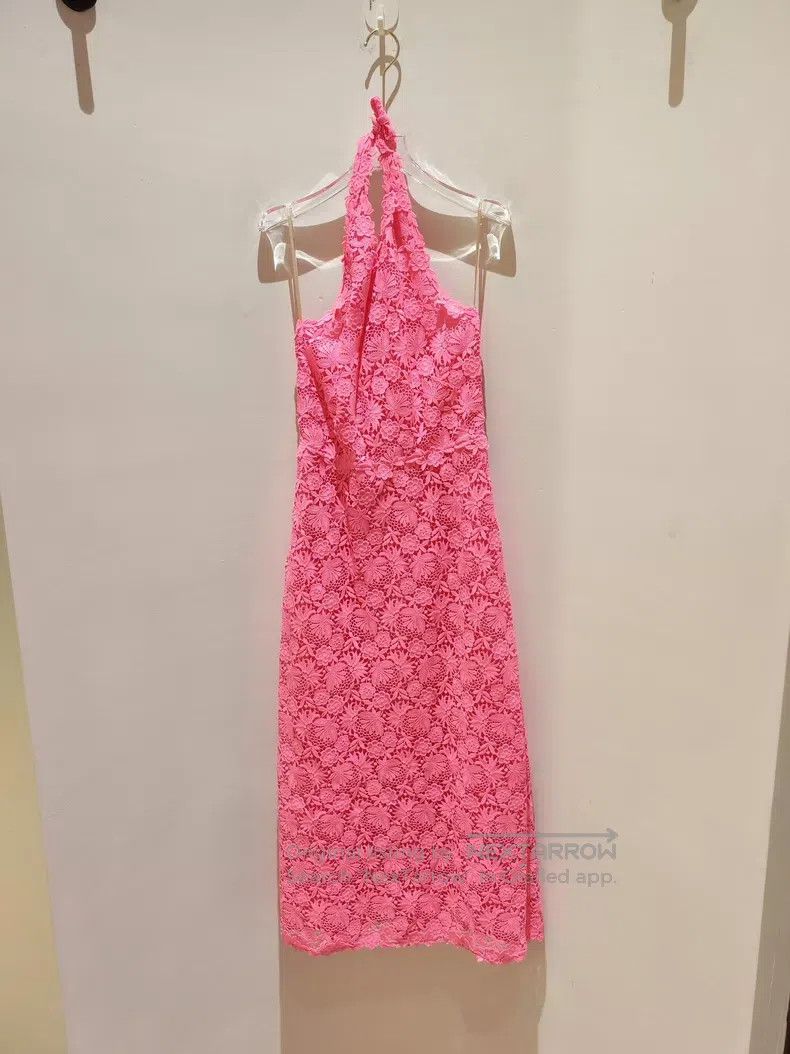 Valentino Valentino Rose red lace dress Size XS / US 0-2 / IT 36-38 - 7 Thumbnail