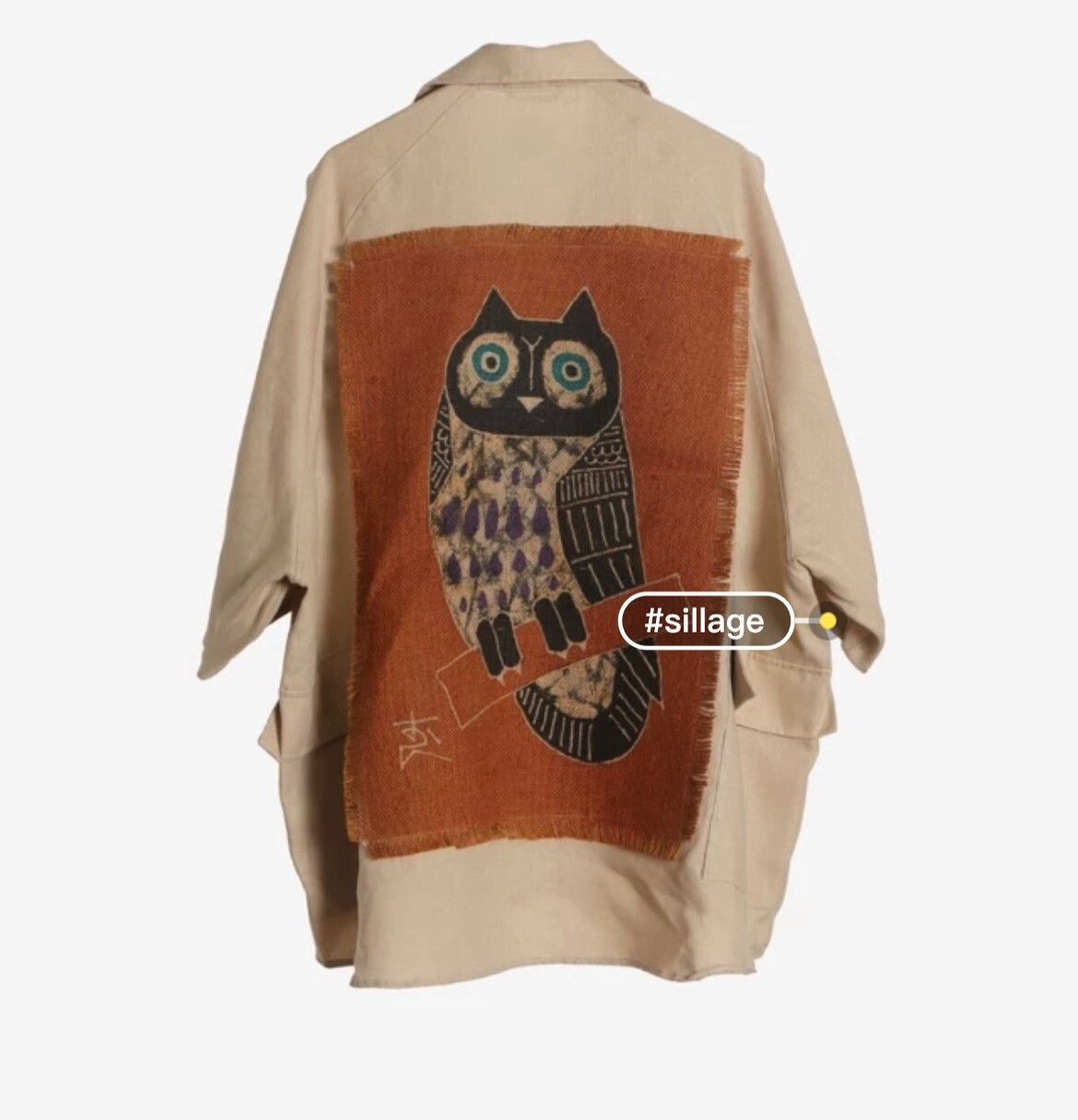 Sillage orange owl limited edition linen top Size M / US 6-8 / IT 42-44 - 1 Thumbnail