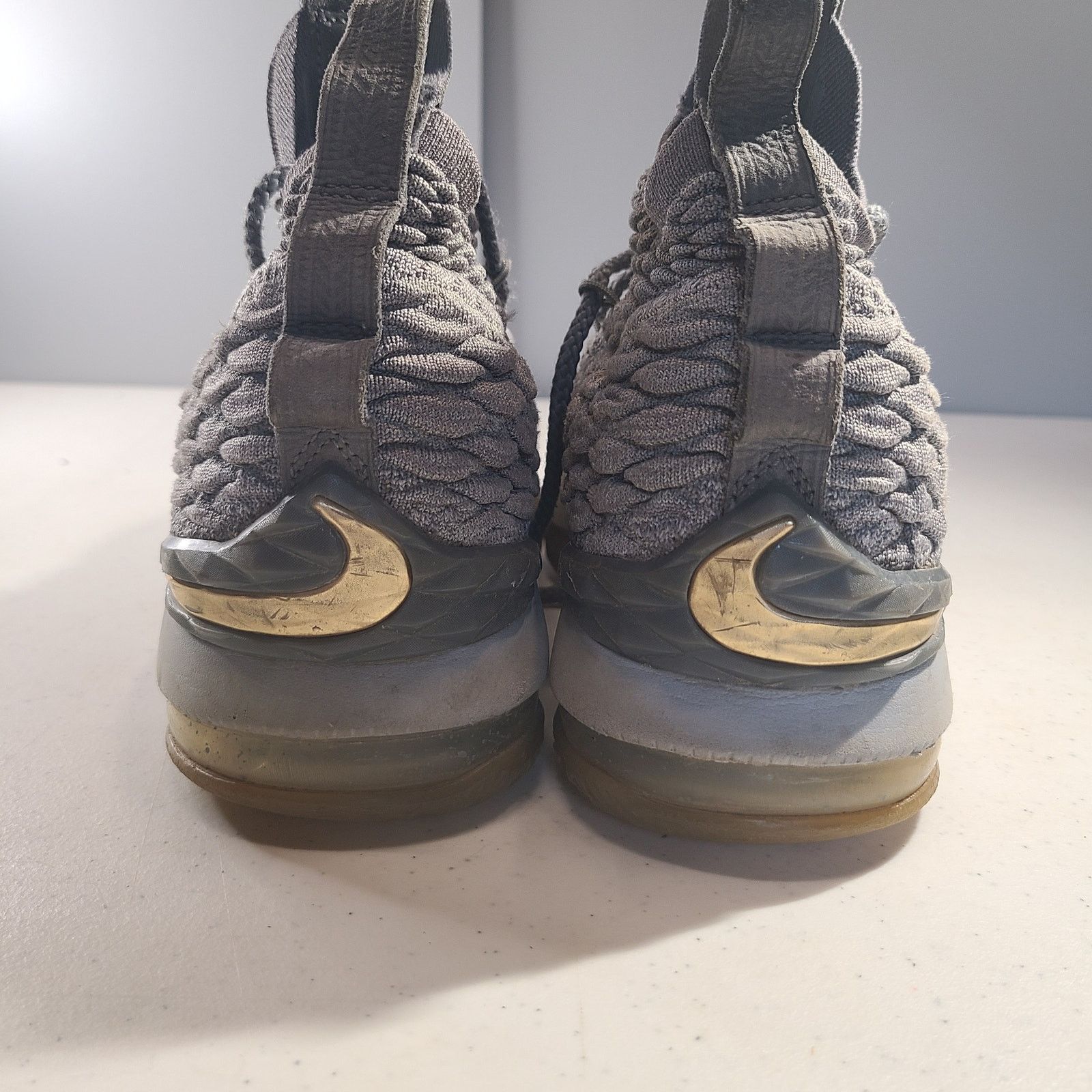 Nike Nike Lebron XV 15 High Top Shoes Sneakers Wolf Gray City 6Y Size US 6 / EU 39 - 6 Thumbnail