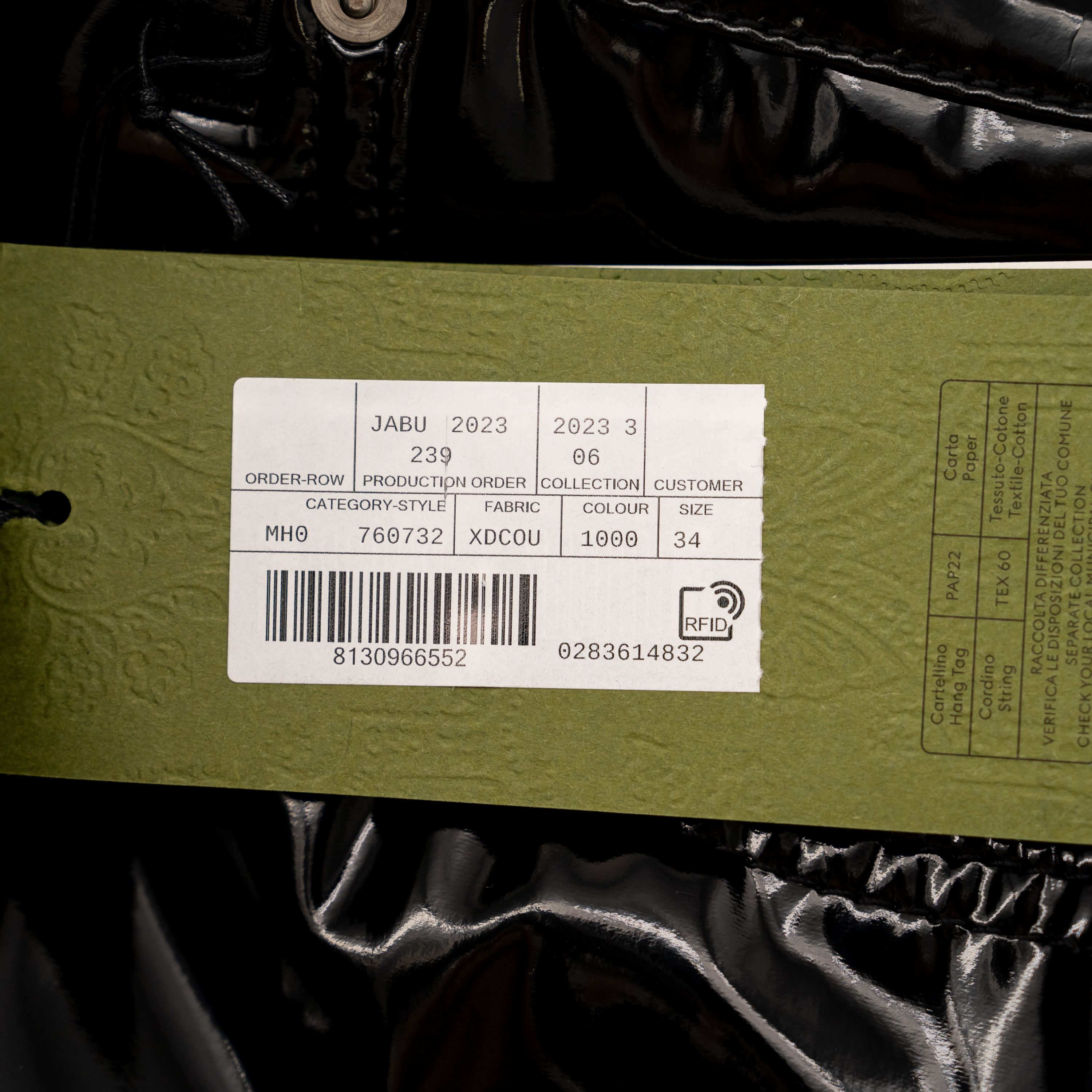 Gucci 34 - Gucci Black Vinyl Pants Trousers Size US 34 / EU 50 - 10 Thumbnail
