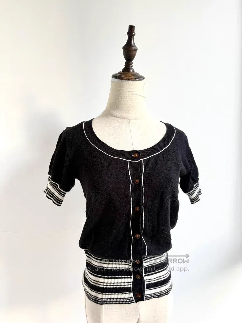 Vivienne Westwood Vivienne Westwood Vintage All-Over Saturn Short Sleeve Kni Size M / US 6-8 / IT 42-44 - 2 Thumbnail
