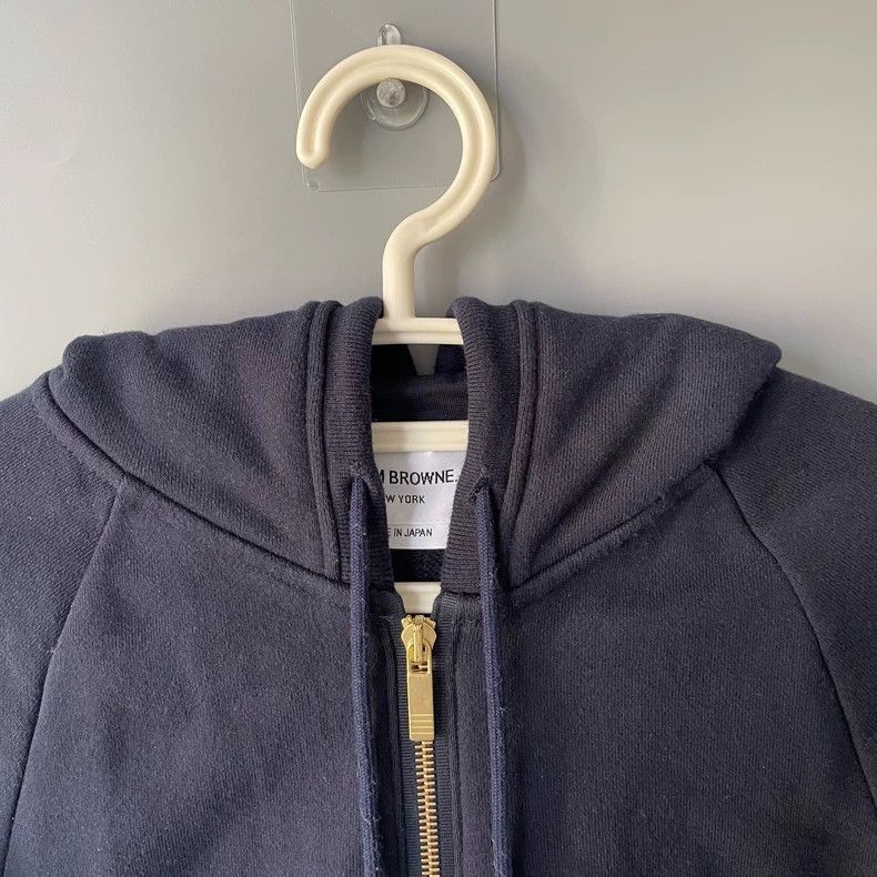 Thom Browne Thom Browne Long sleeve zip hoodie Size US L / EU 52-54 / 3 - 3 Thumbnail