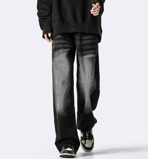 Japanese Brand × Jean Vintage distressed washed American straight casual jeans Size US 32 / EU 48 - 1 Thumbnail