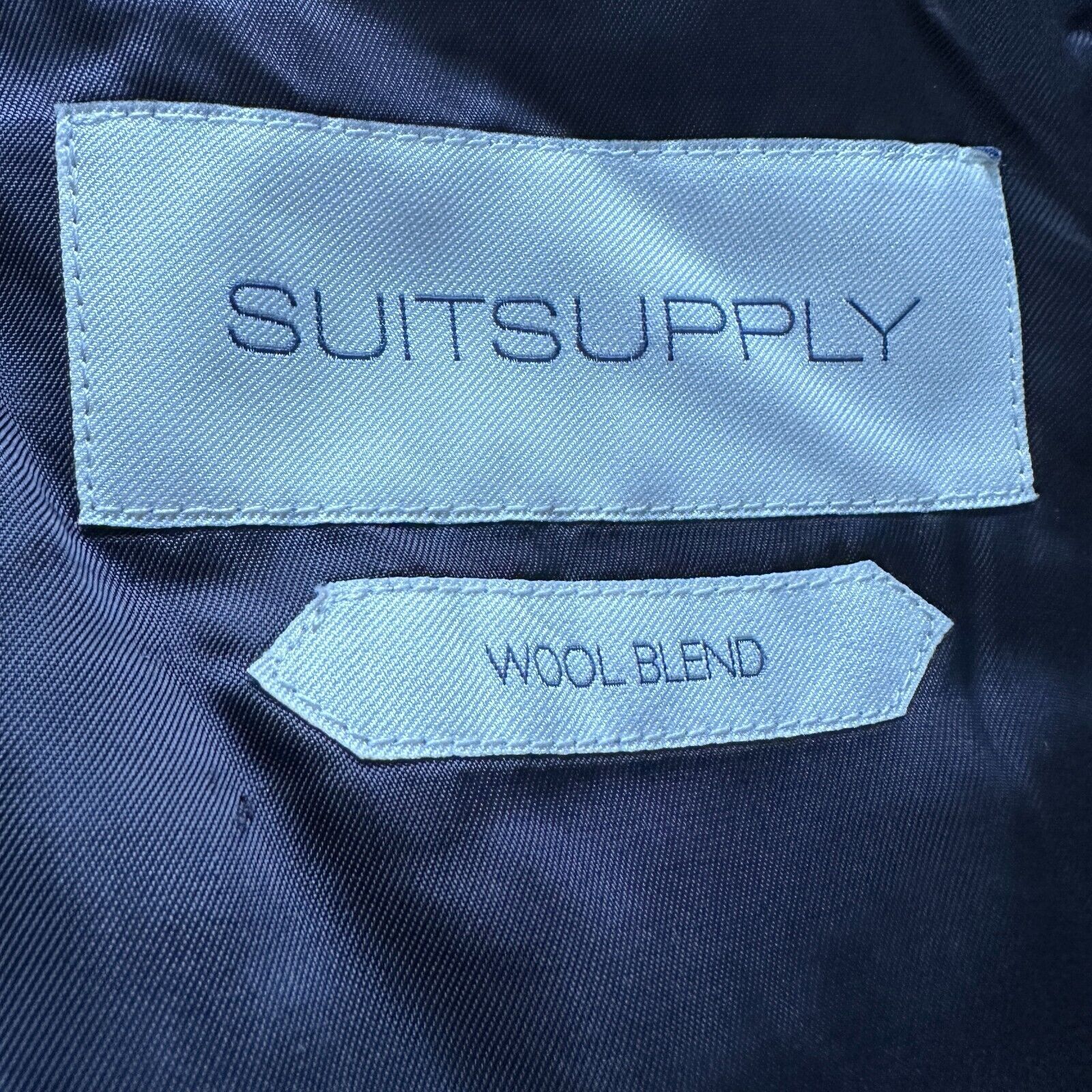 Suitsupply Suitsupply Blazer Jacket Men 42S Weave Wool Double Breasted Size 42S - 6 Thumbnail