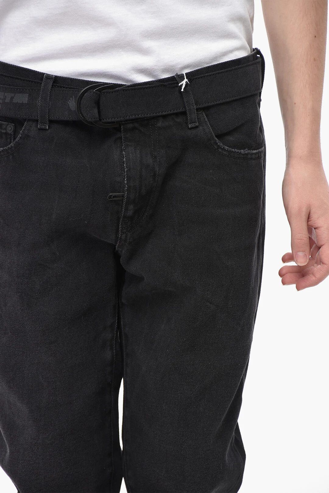 Off-White og1mm0526 Skinny Fit Jeans in Black Size US 31 - 3 Thumbnail