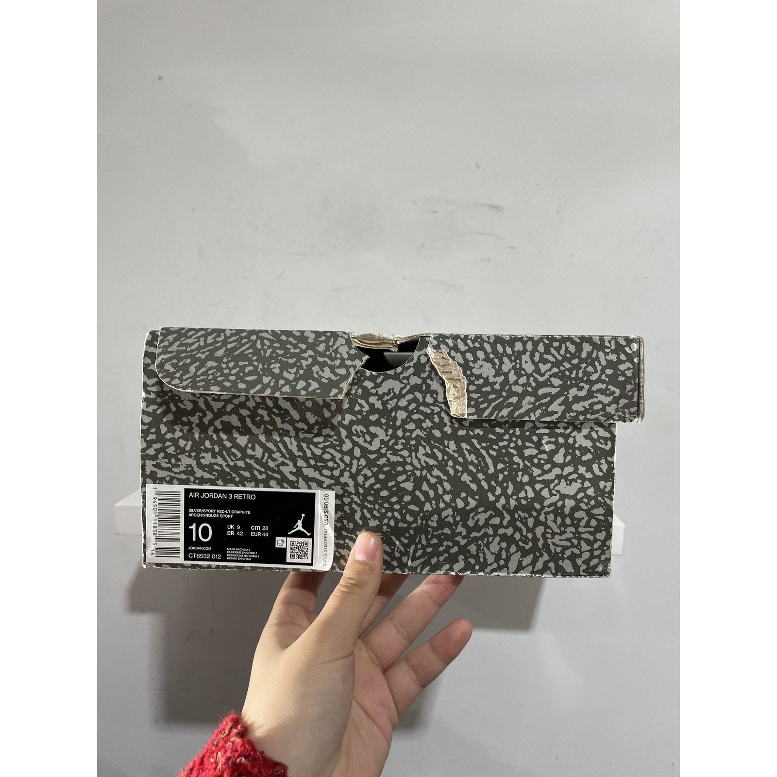 Jordan Brand JORDAN 3 COOL GREY SIZE 10 PREOWNED Size US 10 / EU 43 - 8 Thumbnail