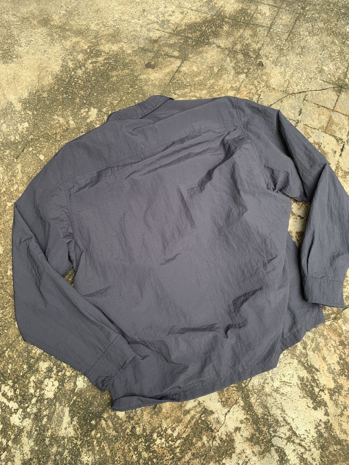Eddie Bauer Eddie Bauer Charcoal Nylon Pocket Light Jacket Size US XL / EU 56 / 4 - 2 Thumbnail