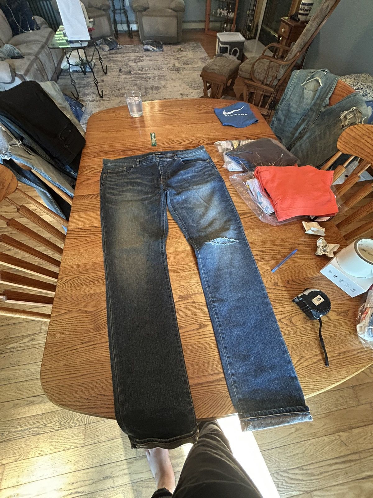 Saint Laurent Paris Saint Laurent Paris jeans sz 34 Size US 34 / EU 50 - 1 Thumbnail