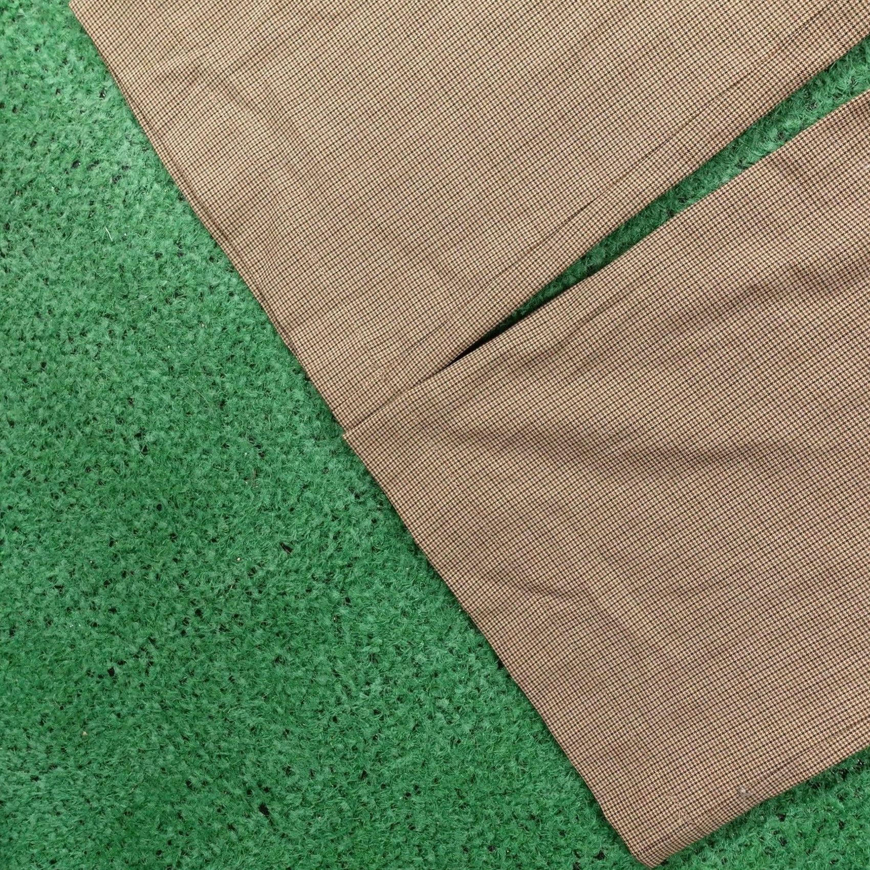 Gap Gap Brown Check Hip Slung Fit Wool Blend Dress Pants Womens 6 Regular Inseam 30.5 in Pockets Lined Twill Business Casual Workwear Mens Womens Size 28" / US 6 / IT 42 - 3 Thumbnail