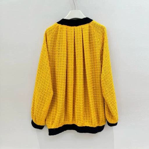 Gucci Gucci Yellow cotton round-neck single-breasted long-sleeve Size XS / US 0-2 / IT 36-38 - 2 Thumbnail
