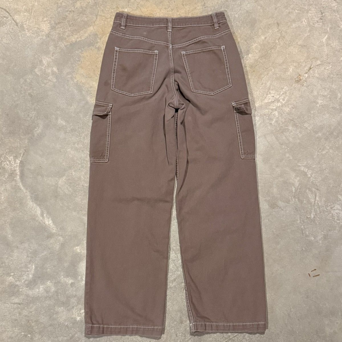 Vintage Vintage 2000s Faded Brown Baggy Cargo Jeans ERD Grunge Y2K Size US 30 / EU 46 - 5 Thumbnail