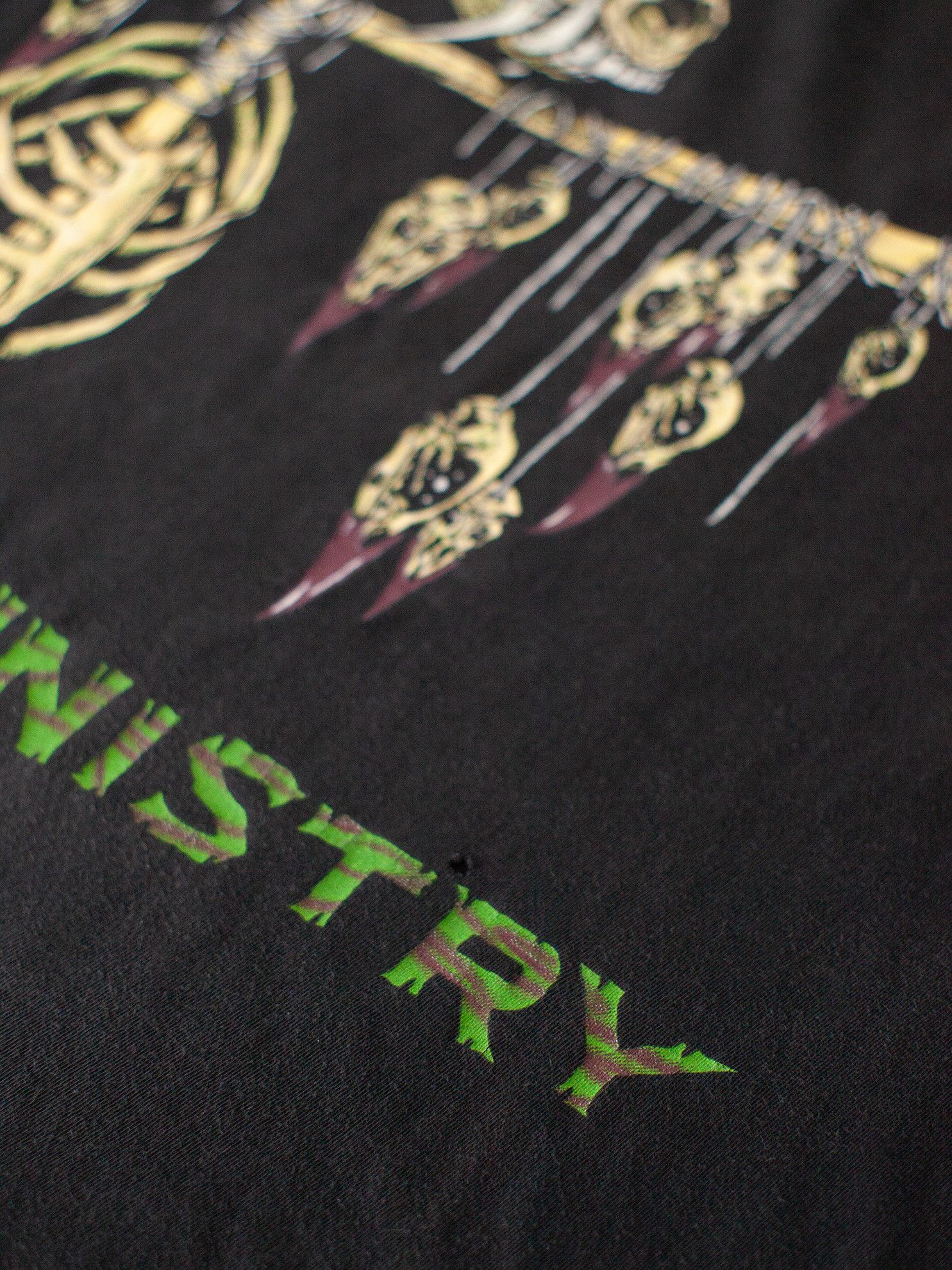 Band Tees Vintage 1992 Ministry "Scarecrow" Pushead Metal Band T-Shirt Size US L / EU 52-54 / 3 - 7 Thumbnail