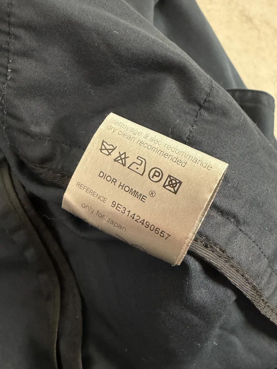 Dior AW2009 Dior Saharienne Navy Buttoned Jacket by Kris Van Assche Size US M / EU 48-50 / 2 - 9 Thumbnail