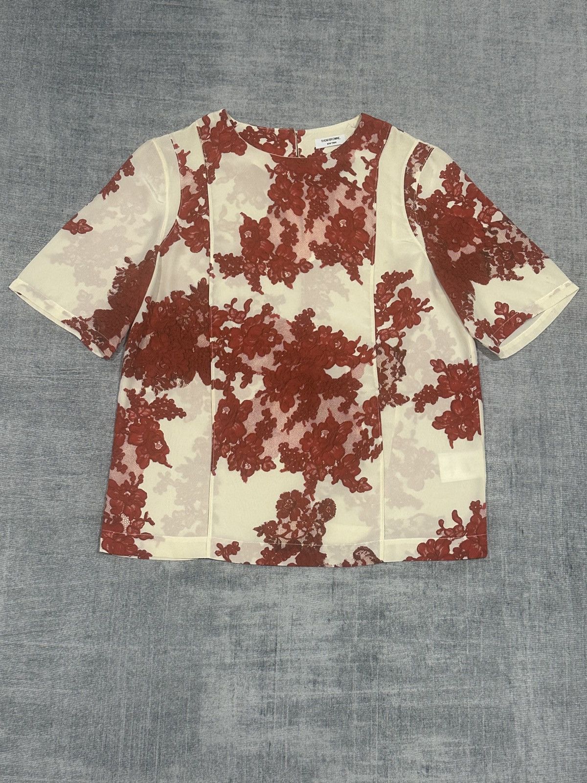 Thom Browne Thom Browne Silk Floral Print Size XS / US 0-2 / IT 36-38 - 1 Thumbnail