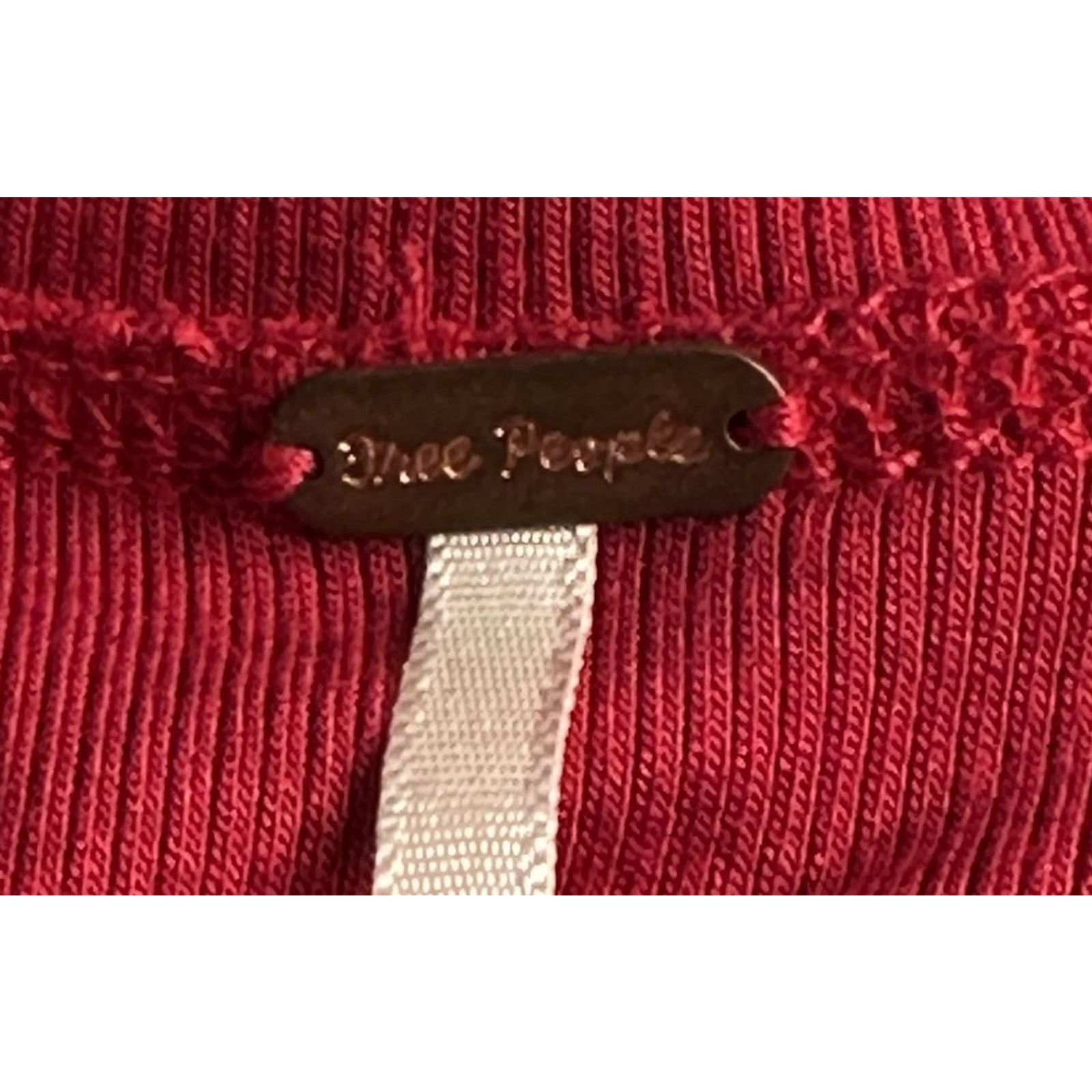 Free People Free People Red Downtown Girl Cut Out Swing Tunic Top Size S / US 4 / IT 40 - 13 Thumbnail