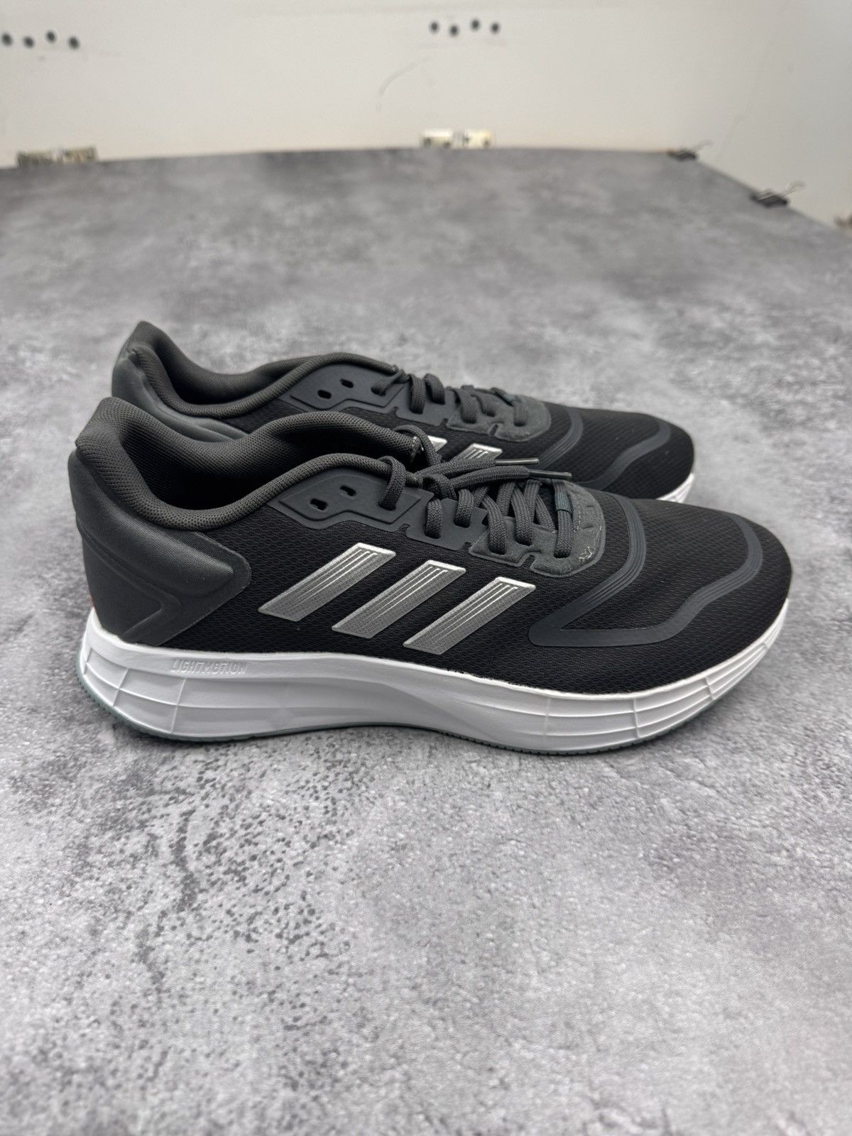 Adidas Adidas Adidas Duramo 10 Men NWT Black Grey Running Shoes Size US 9.5 / EU 42-43 - 4 Thumbnail