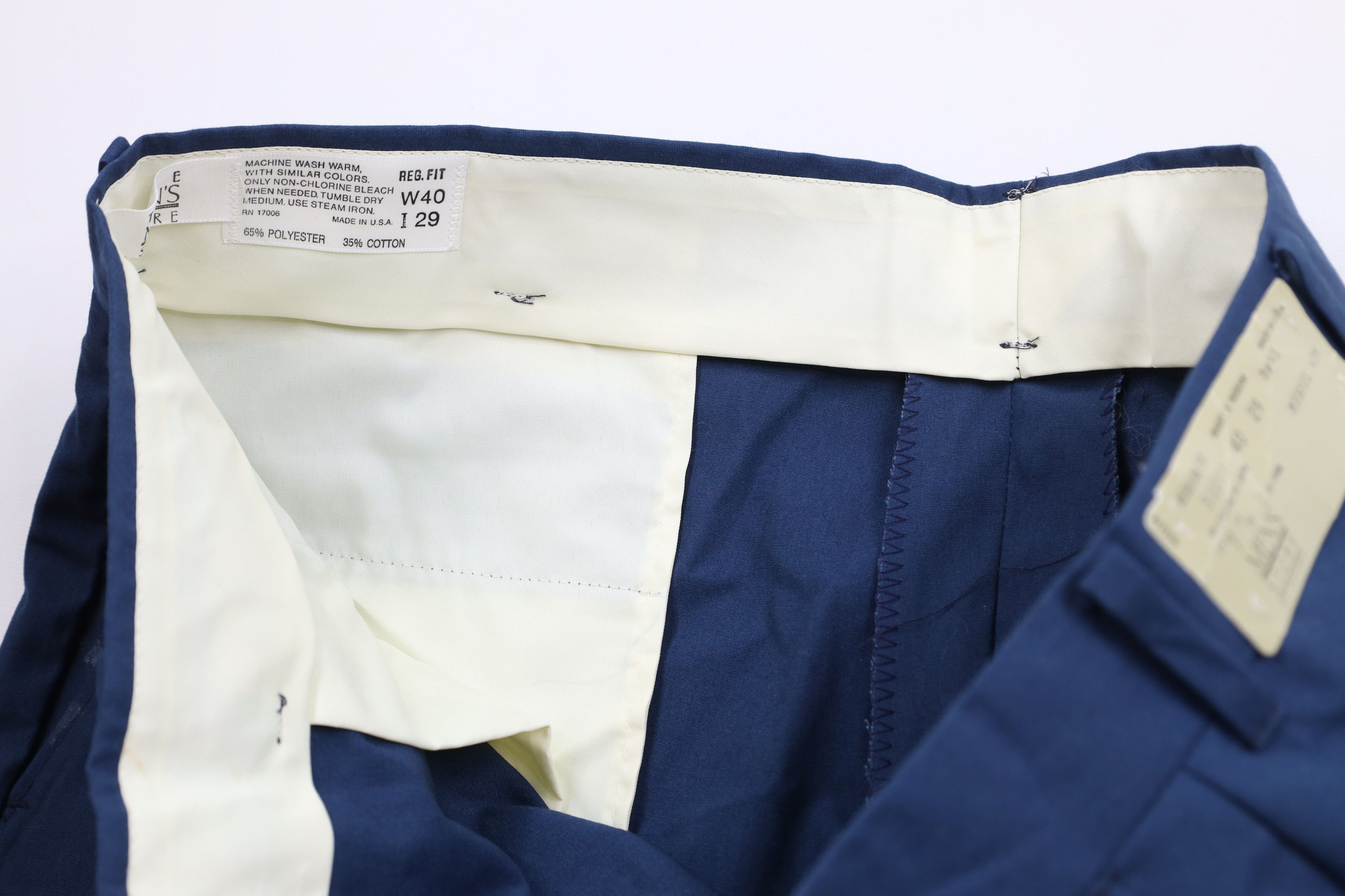 Vintage Deadstock Vintage 70s Streetwear Wide Leg Chino Pants USA Size US 38 / EU 54 - 8 Thumbnail