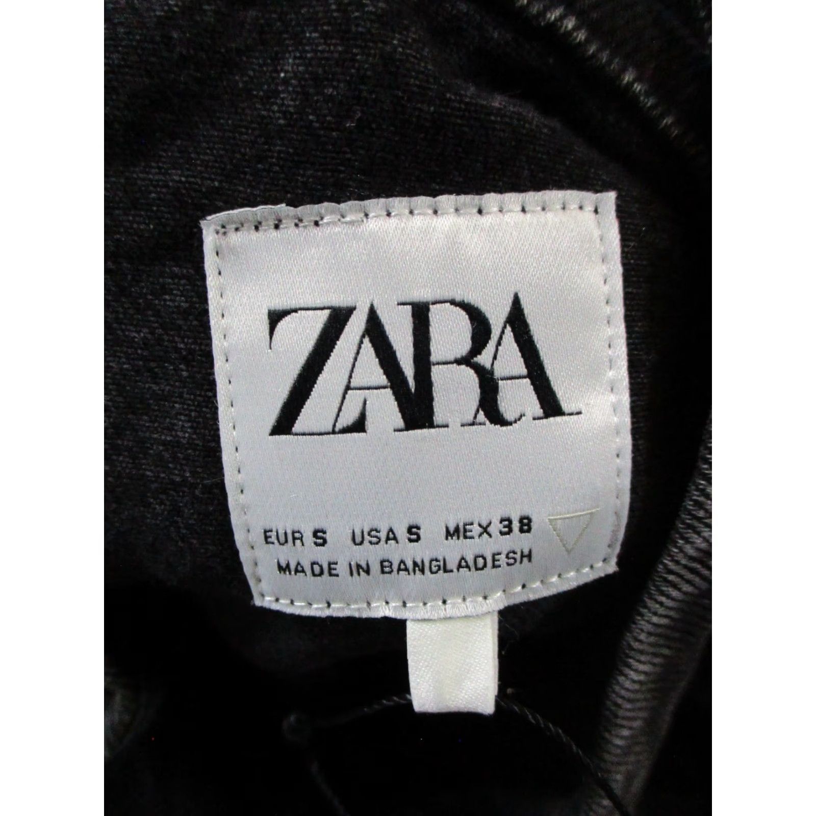 Zara Zara Jacket Womens Small Black Cotton Denim Anorak Jacket Casual Fall Spring Winter Womens Small Black Denim Cotton Jacket Size S / US 4 / IT 40 - 3 Thumbnail