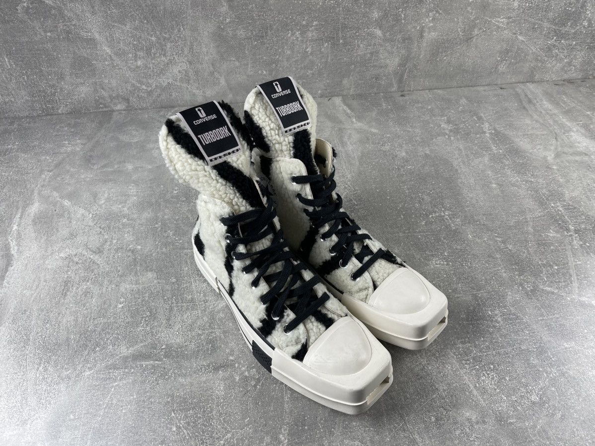 Converse Converse x DRKSHDW TURBODRK Chuck 70 Shearling Teddy Pearl Size US 7 / EU 40 - 3 Thumbnail