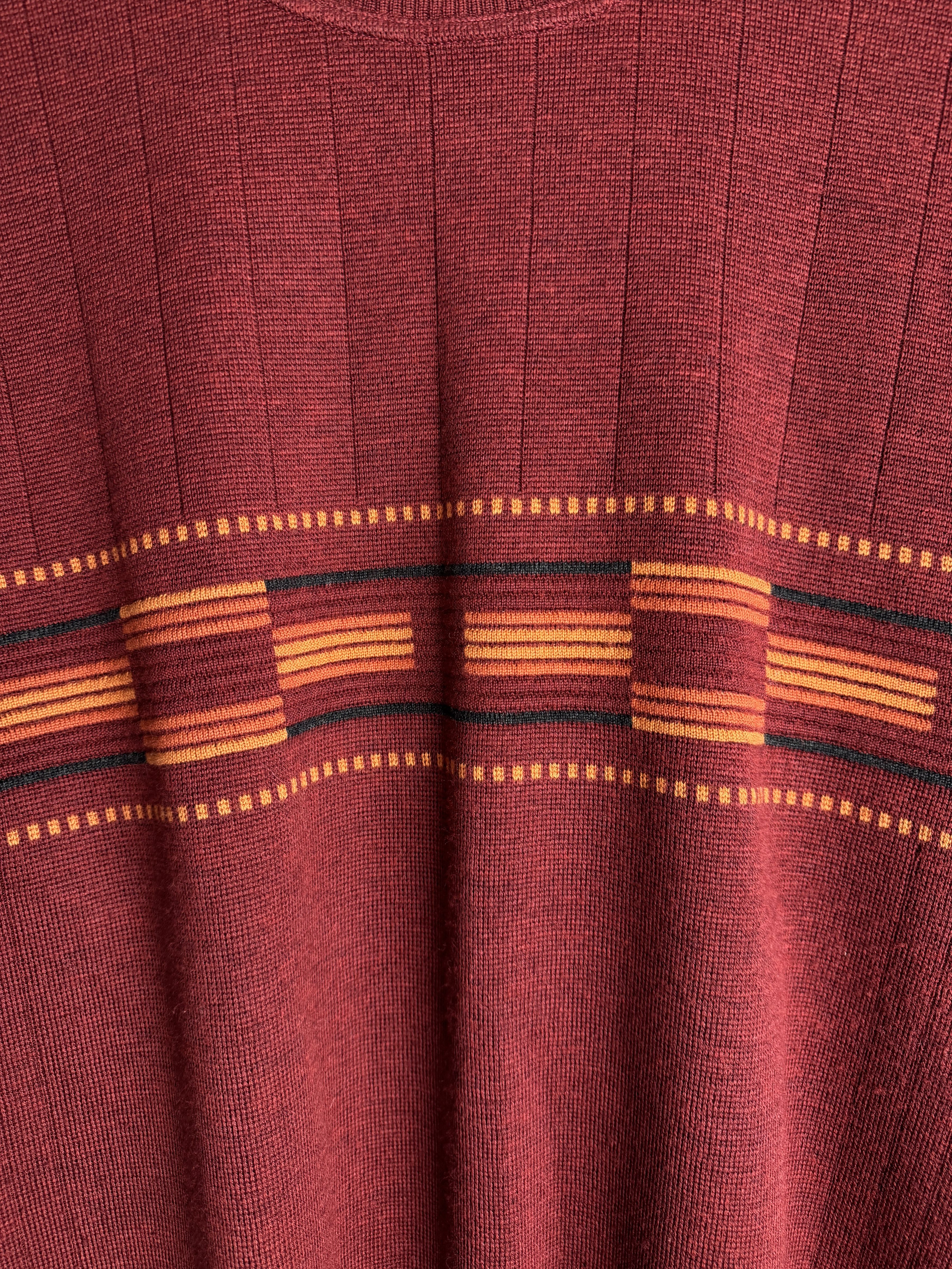 Vintage WESTBURY men’s geometric wool blend sweater Size US XXL / EU 58 / 5 - 3 Thumbnail