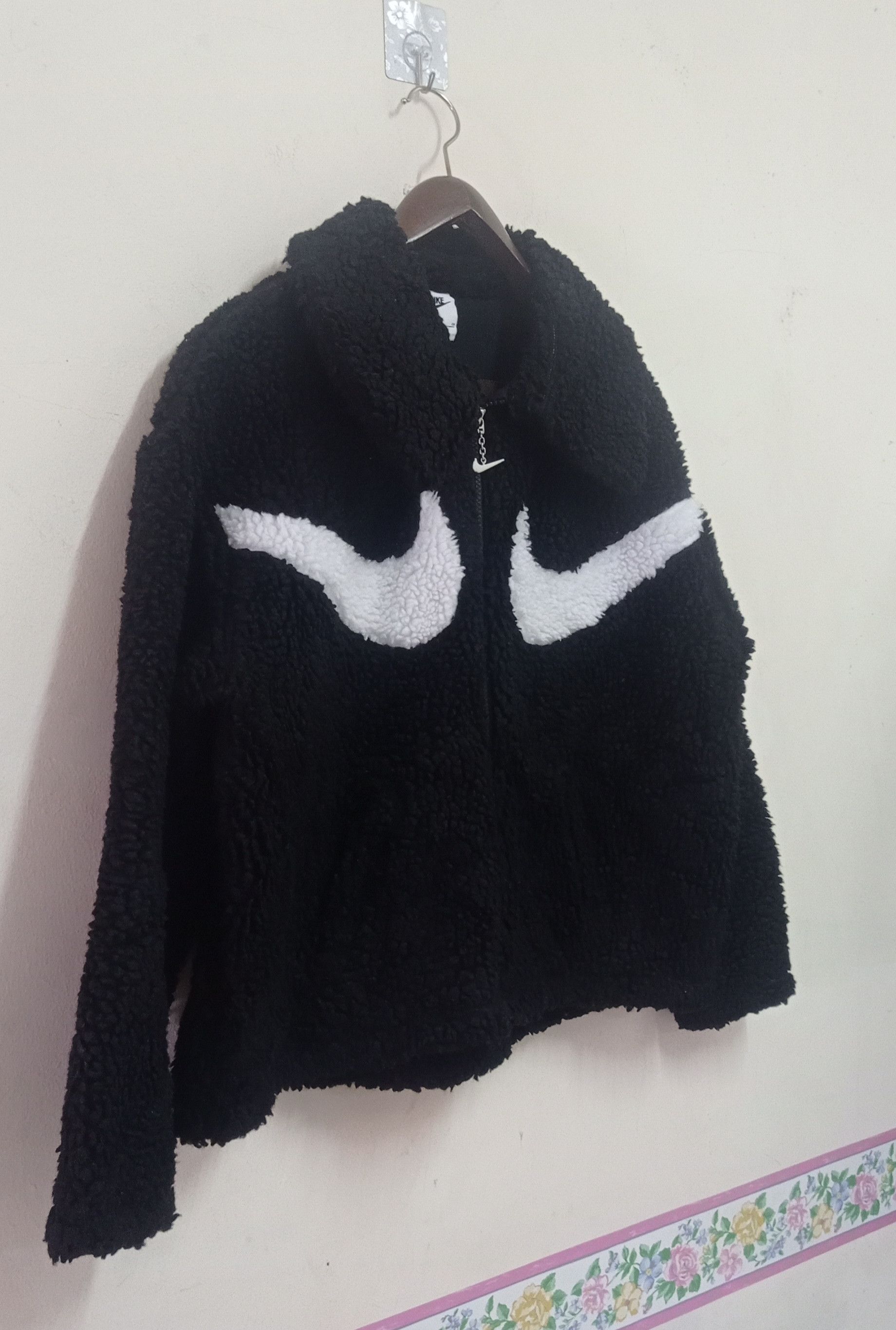 Nike Vintage Nike Double Swoosh Fleece Jacket Size S / US 4 / IT 40 - 2 Thumbnail