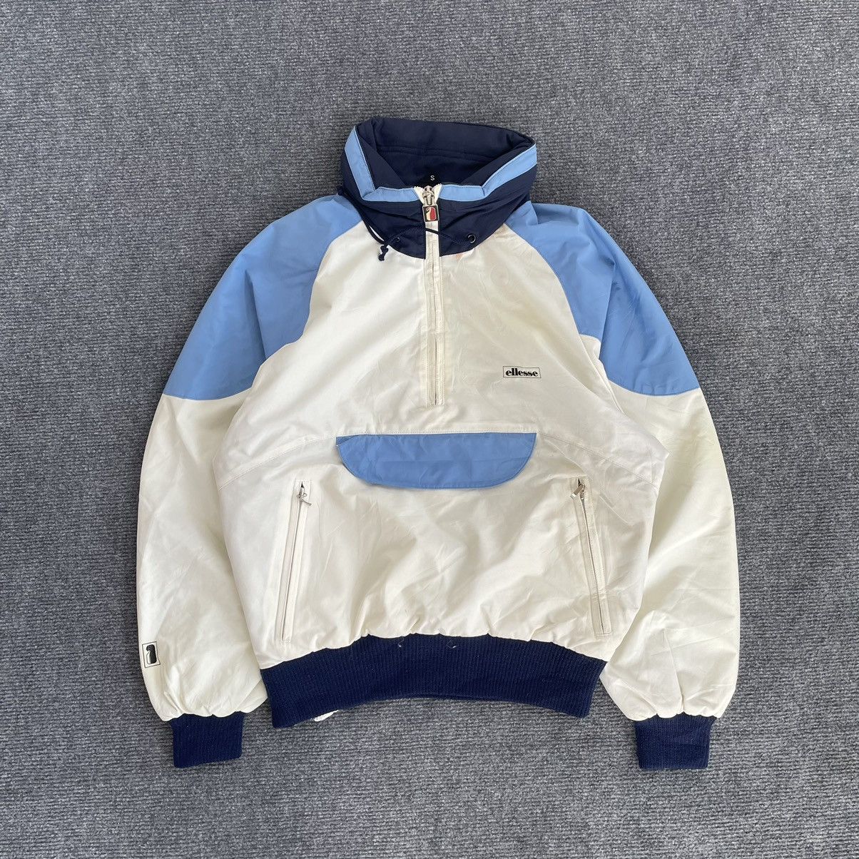 Ellesse Vintage 90s Ellesse Anorak Nylon Jacket Big Logo Size US S / EU 44-46 / 1 - 6 Thumbnail
