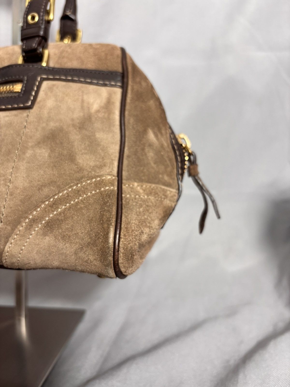 Coach Coach Suede Handle Bag Size ONE SIZE - 10 Thumbnail
