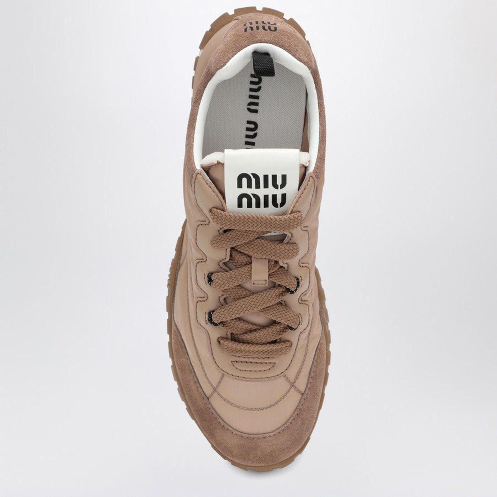 Miu Miu MIU MIU TYRE AND SUEDE SNEAKER SIZE 41 Size ONE SIZE - 3 Thumbnail