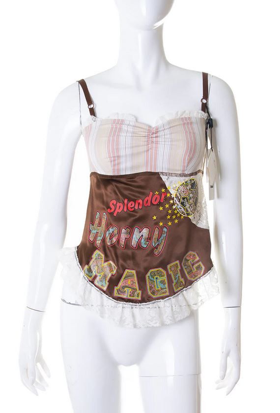 image of Dolce Gabbana Splendor Horny Magic Lace Top Corset Bustier, Women's (Size Medium)