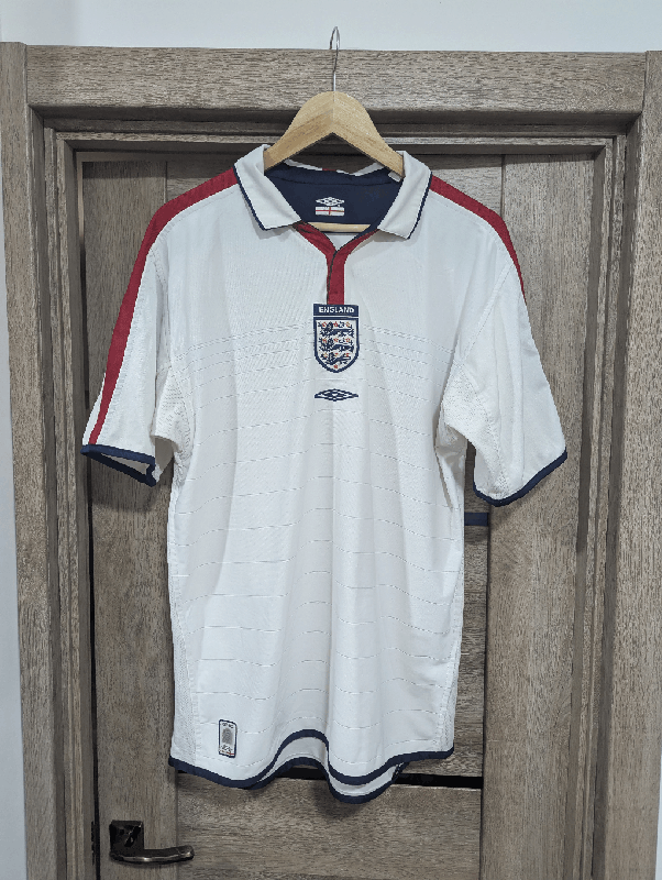 【UMBRO】England 2003 GameShirt reversible Vintage Umbro England 2003-2005 Reversible Football Soccer