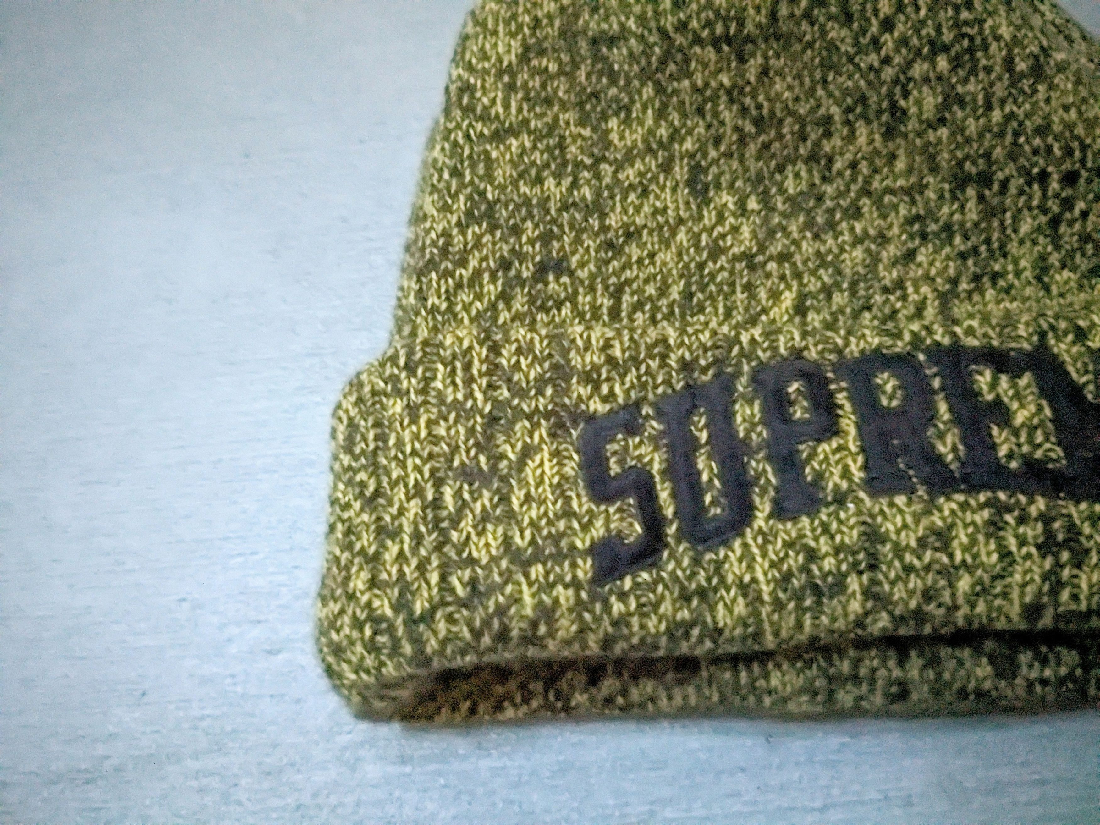New Era × Supreme Supreme x New Era Arc Logo Beanie Yellow Black FW18 Size ONE SIZE - 4 Thumbnail