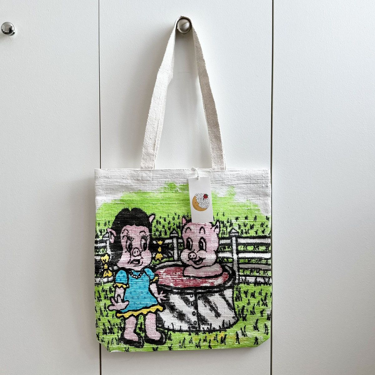 Sky High Farm Workwear Sky High Farm Workwear X Ally Bo Pig Tote NWT Size ONE SIZE - 9 Thumbnail