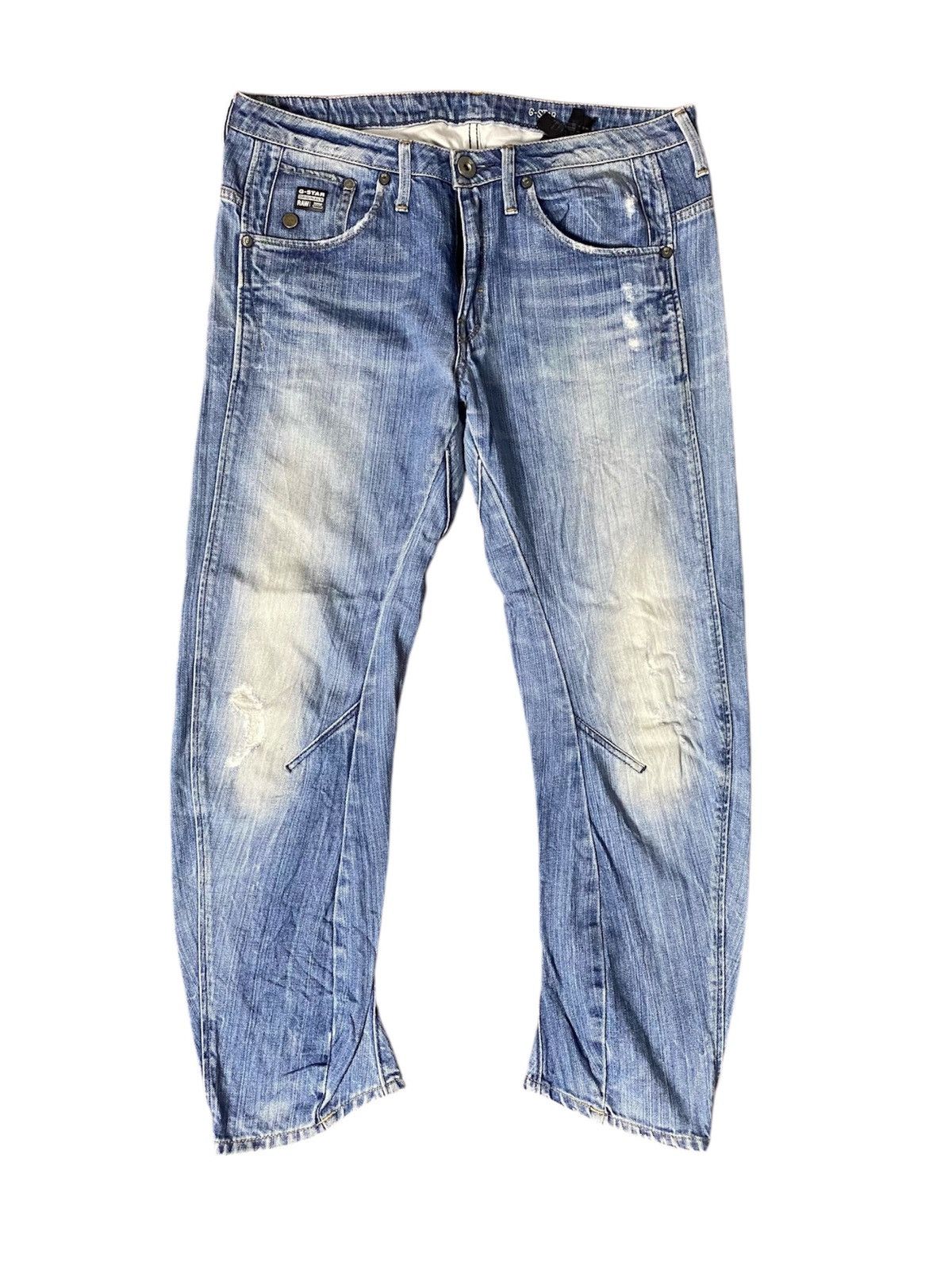 G-Star G star Raw Distressed Jeans Size US 29 - 1 Thumbnail